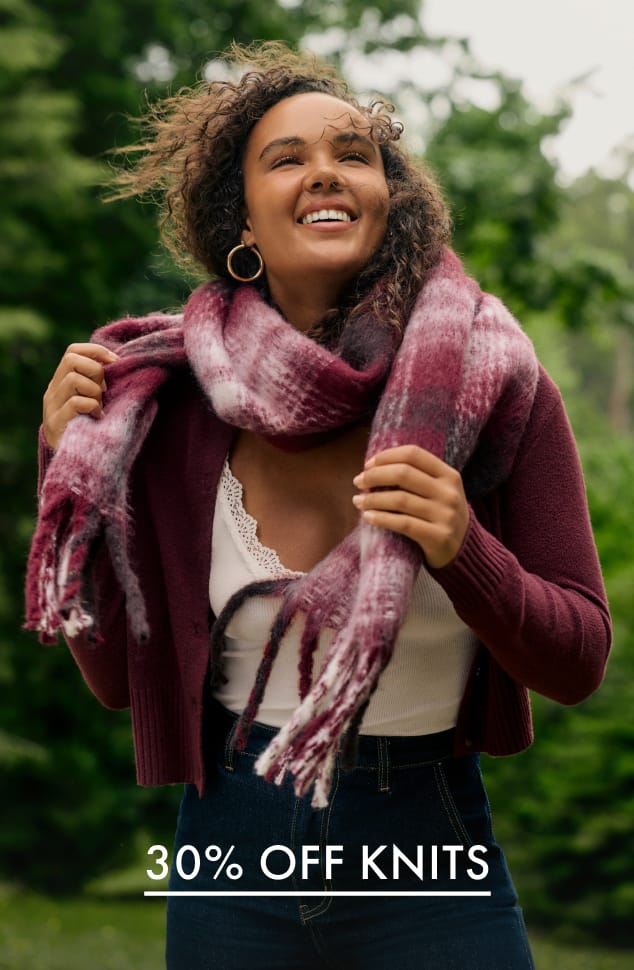 30% Off Knits