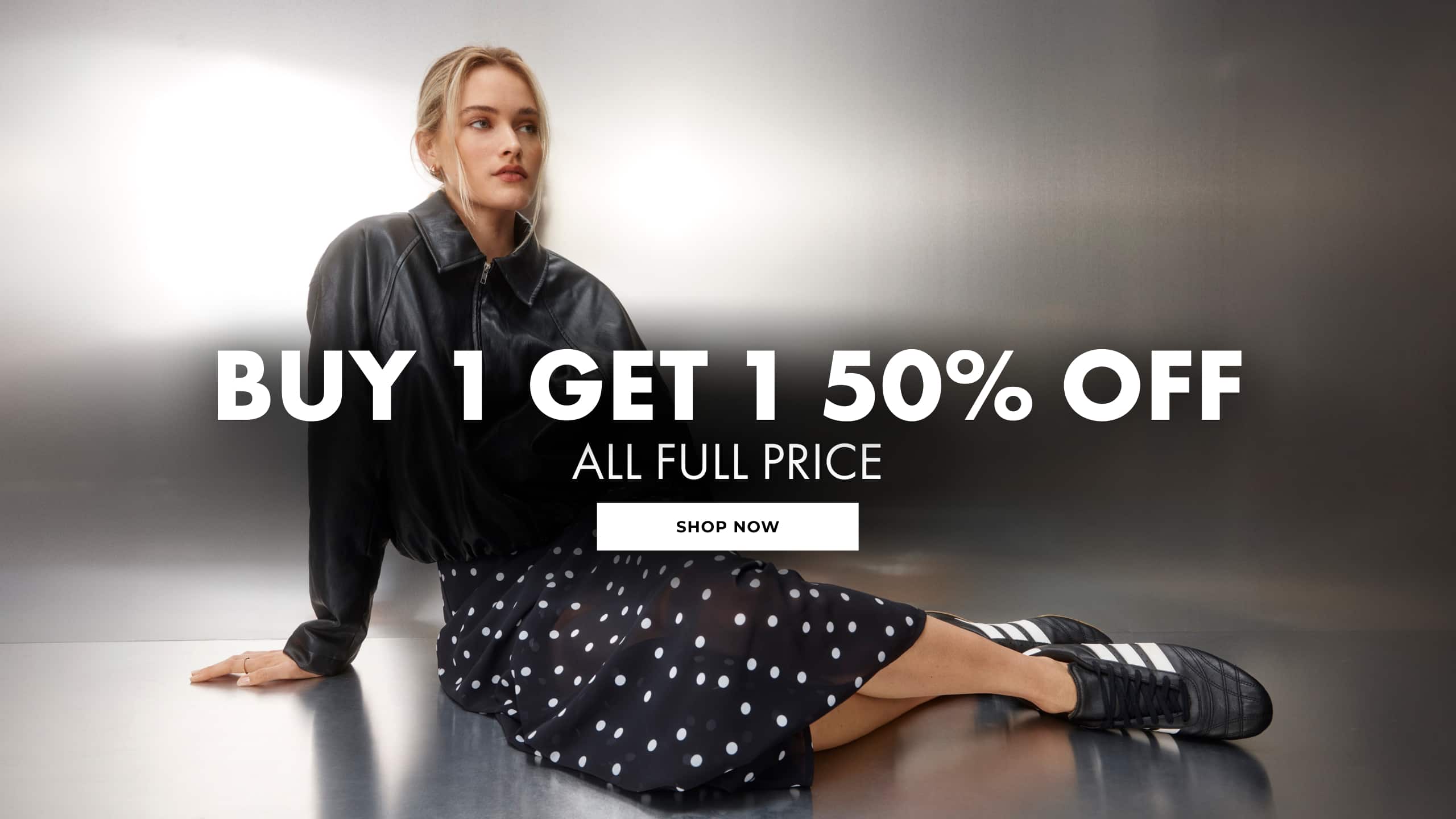 Buy 1 Get 1 50% Off All Full Price. Shop New In