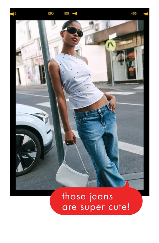 Those jeans are super cute!