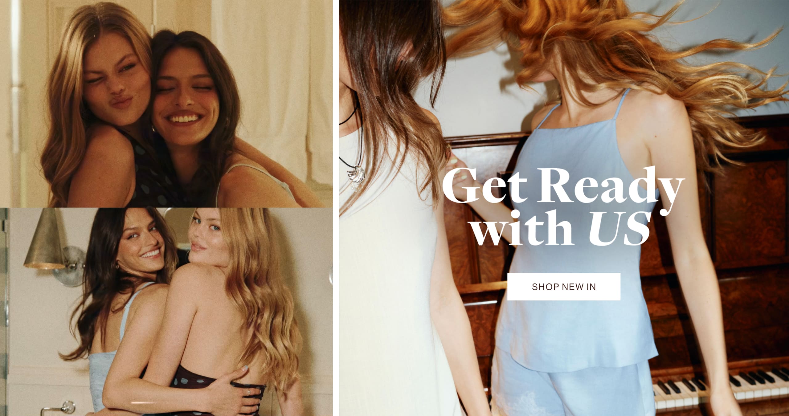 Get Ready With Us. Shop New In.
