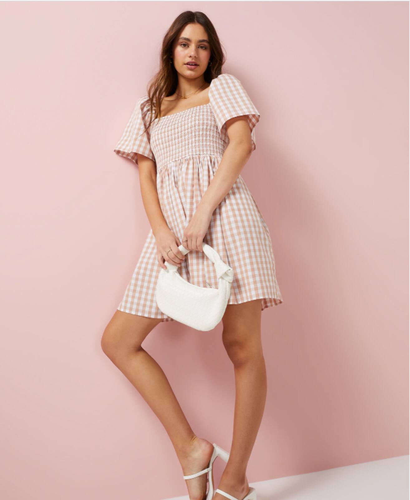 Gingham Mini Dress