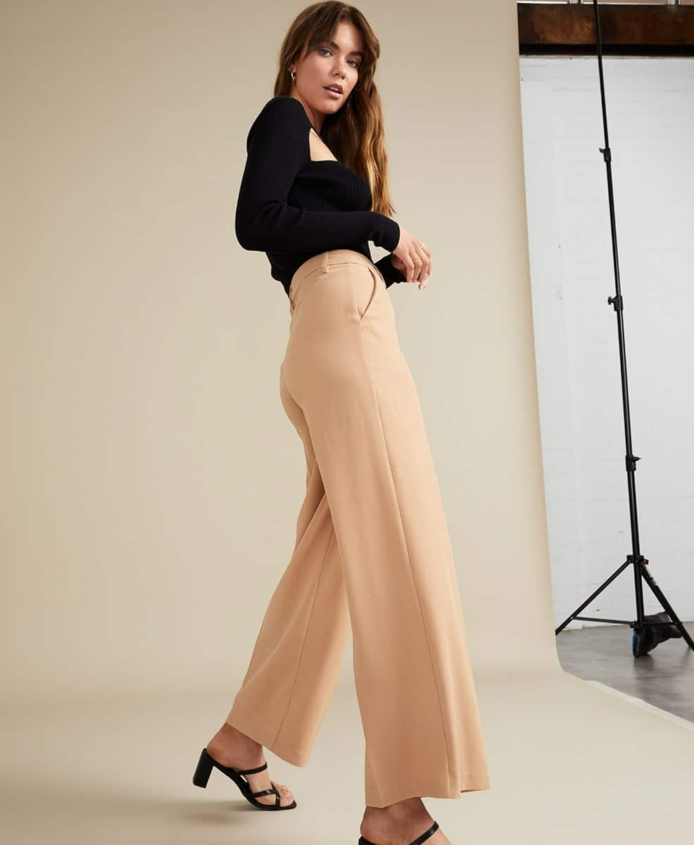 Wide-leg pants