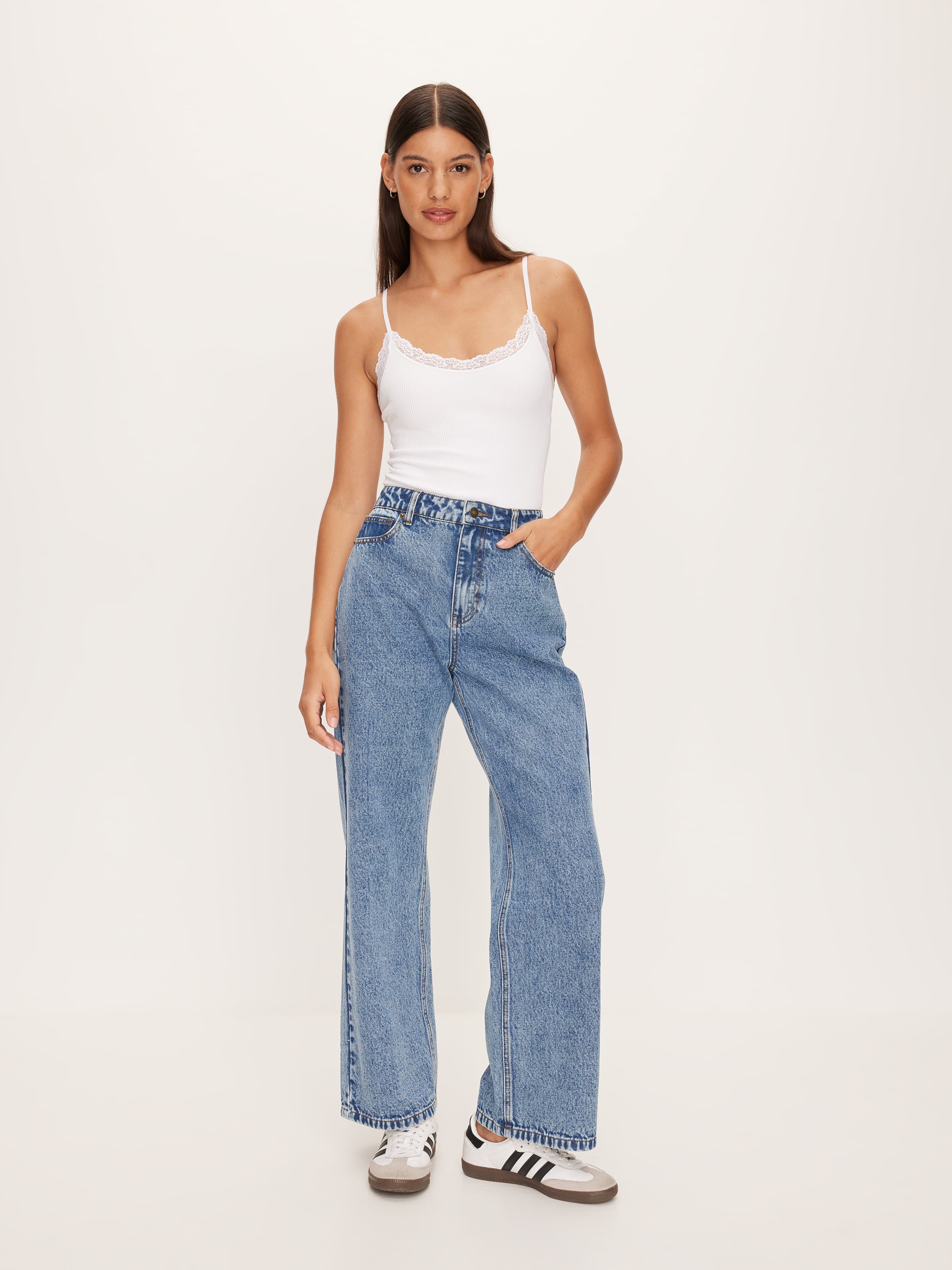 Seamfree Lace Trim Bodysuit