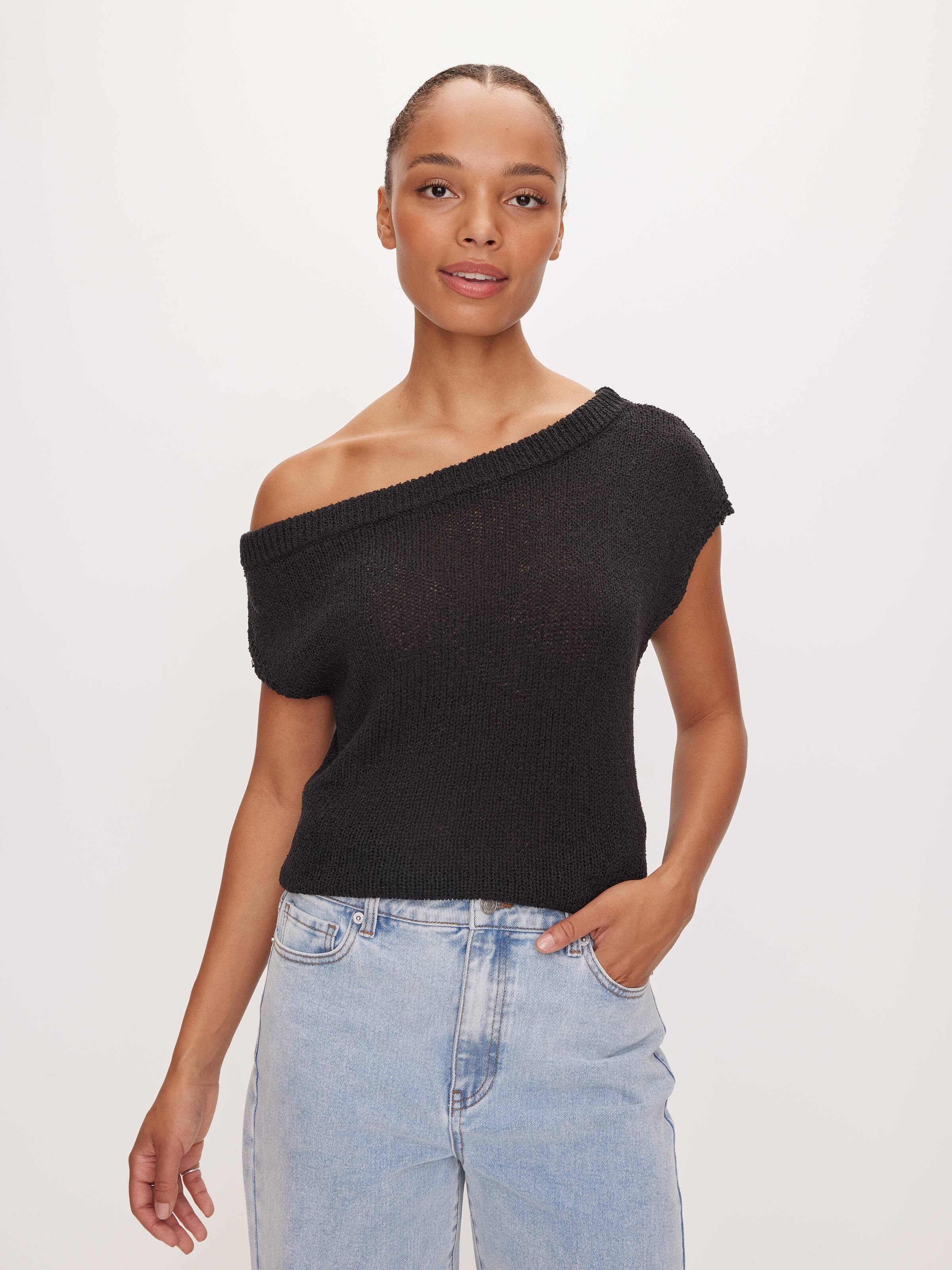 Melanie Off Shoulder Knit