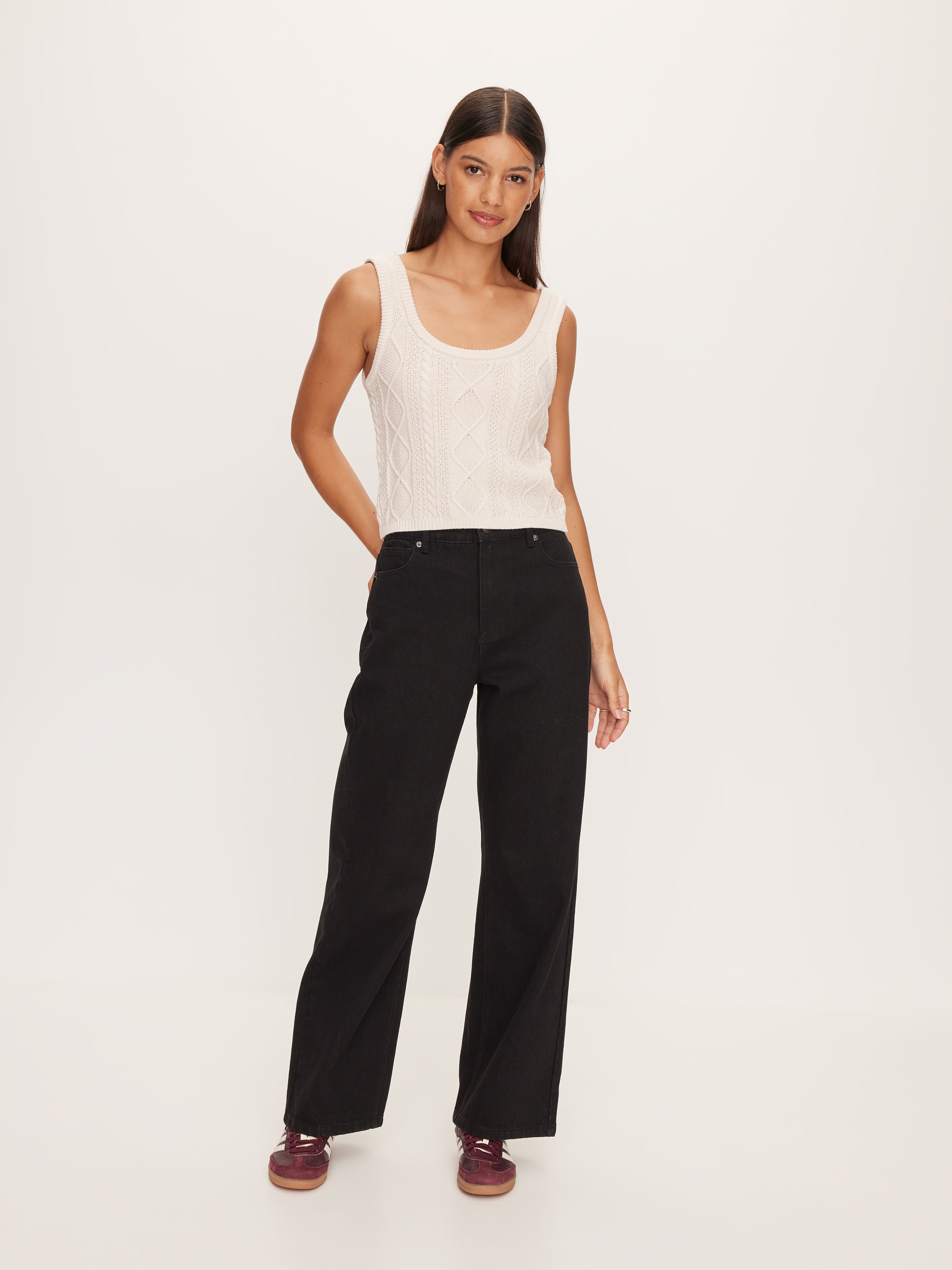 Astor Cable Knit Tank