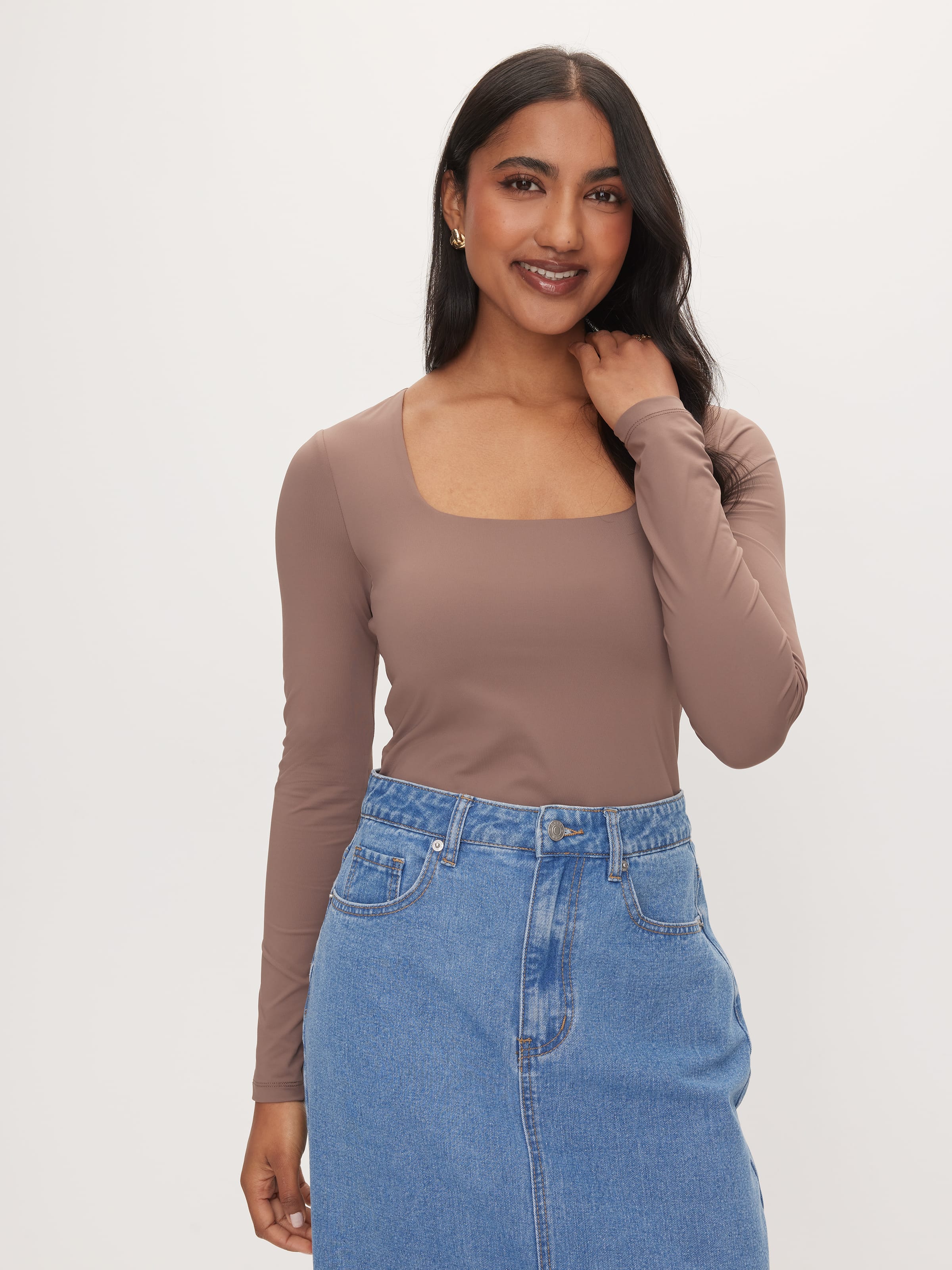 Super Soft Square Neck Top