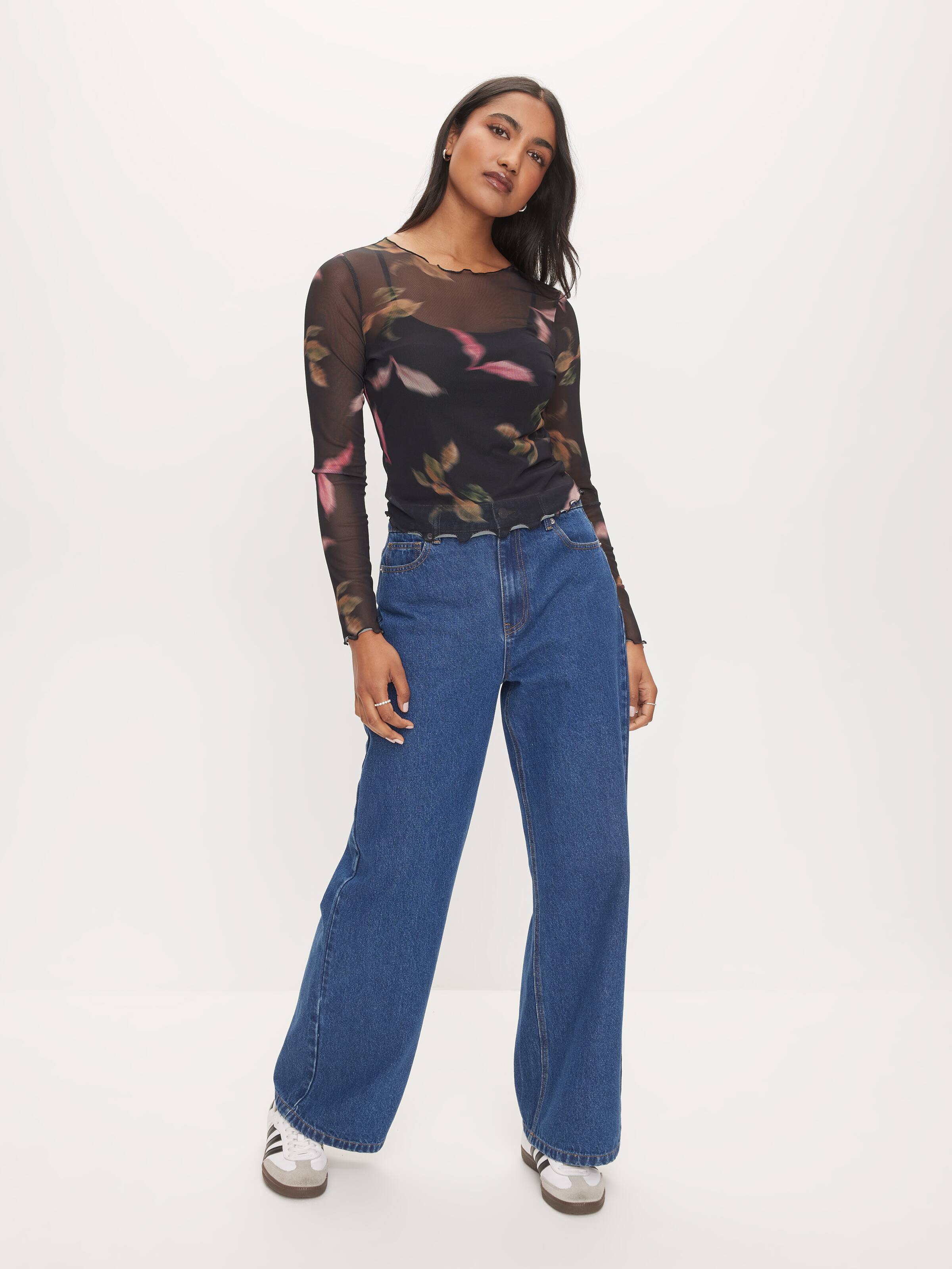 Winnie Long Sleeve Mesh Top