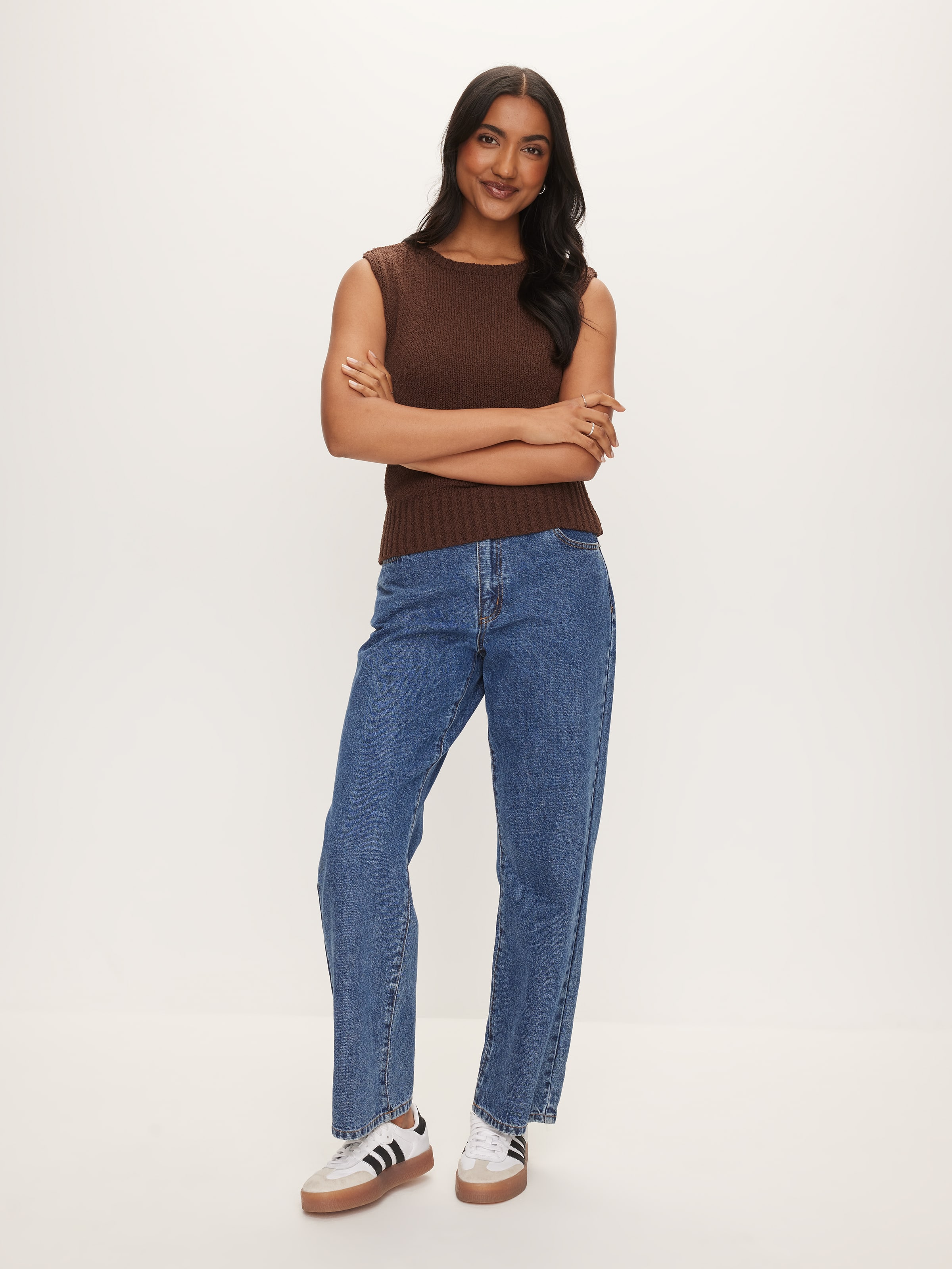 Boatneck Boucle Tank