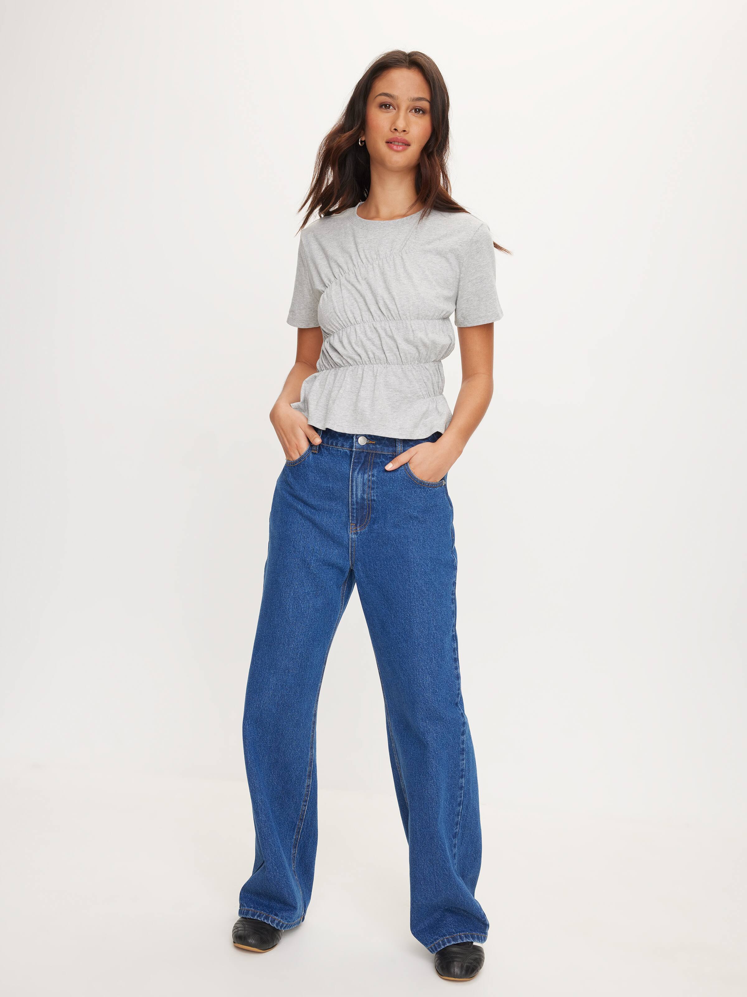 Rouched Front Tee