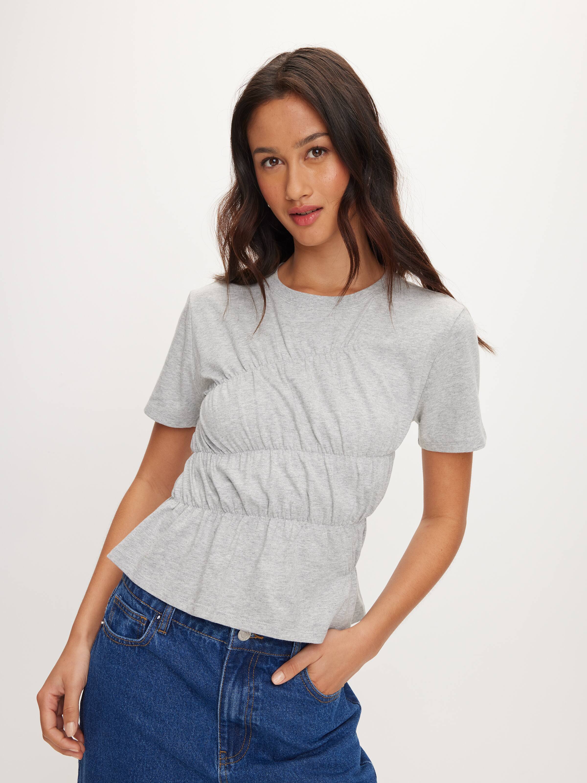 Rouched Front Tee