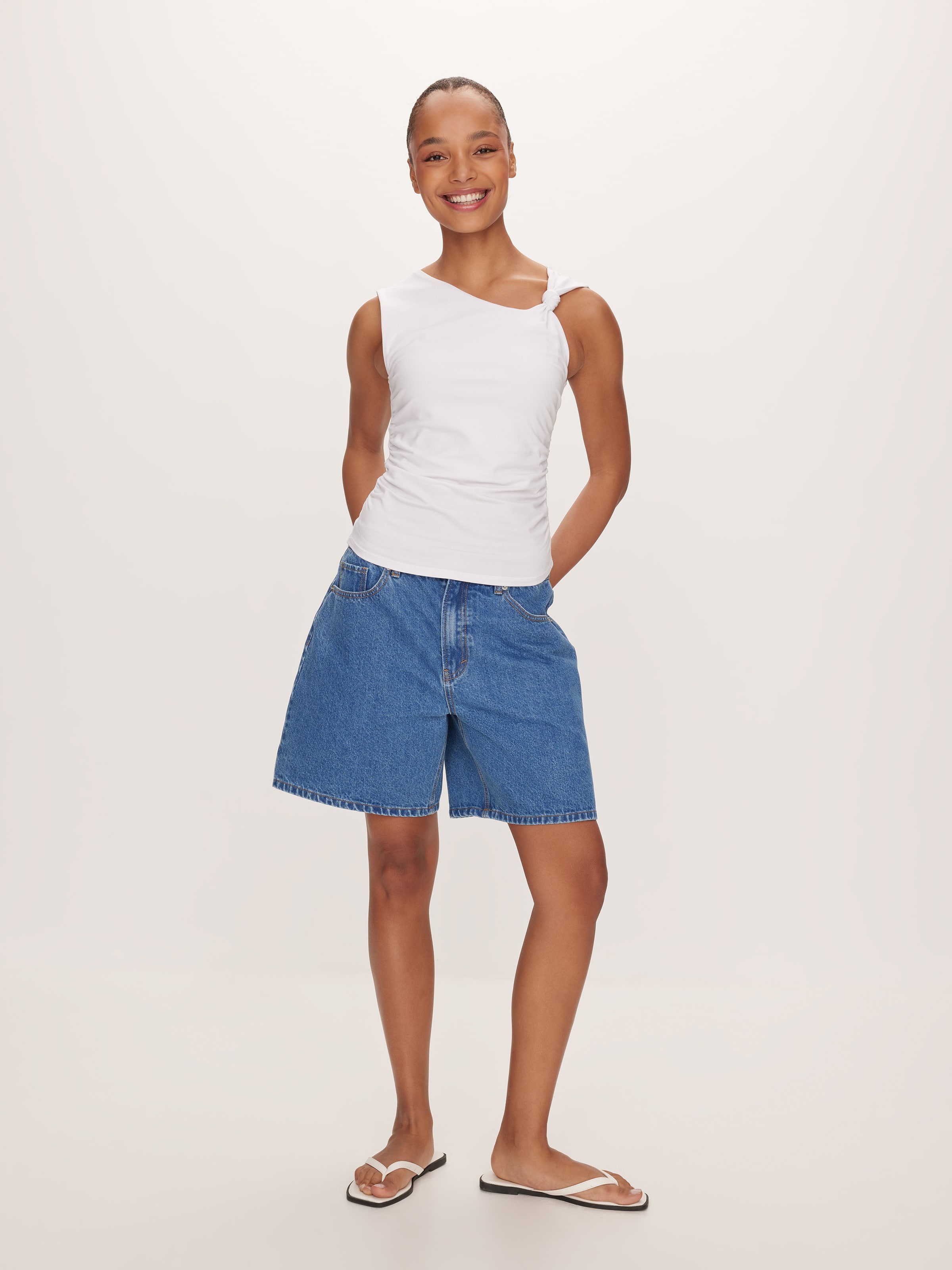 V Twist Shoulder Tank