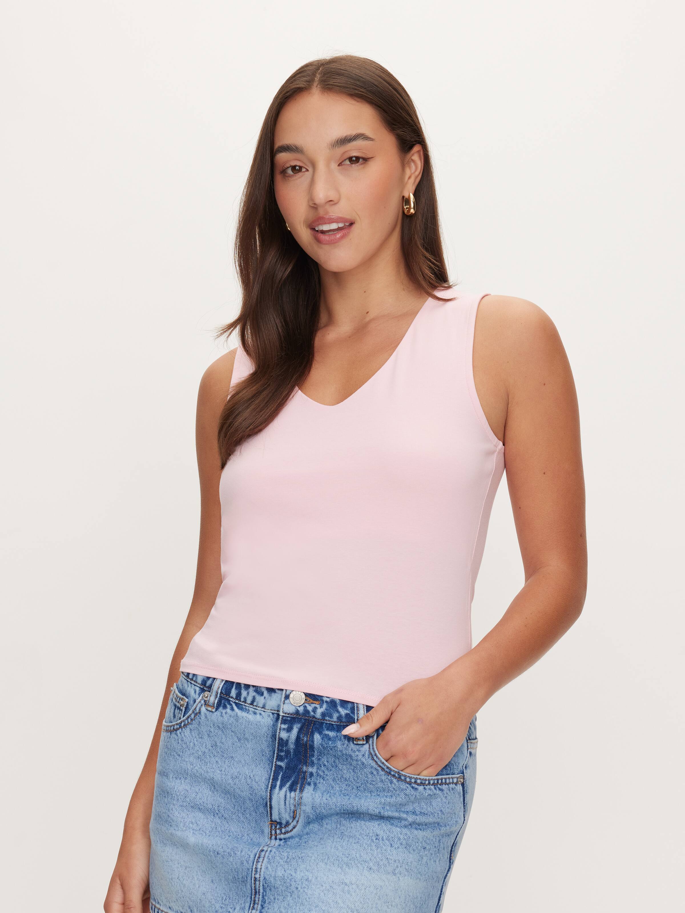 Deep V-Neck Tank