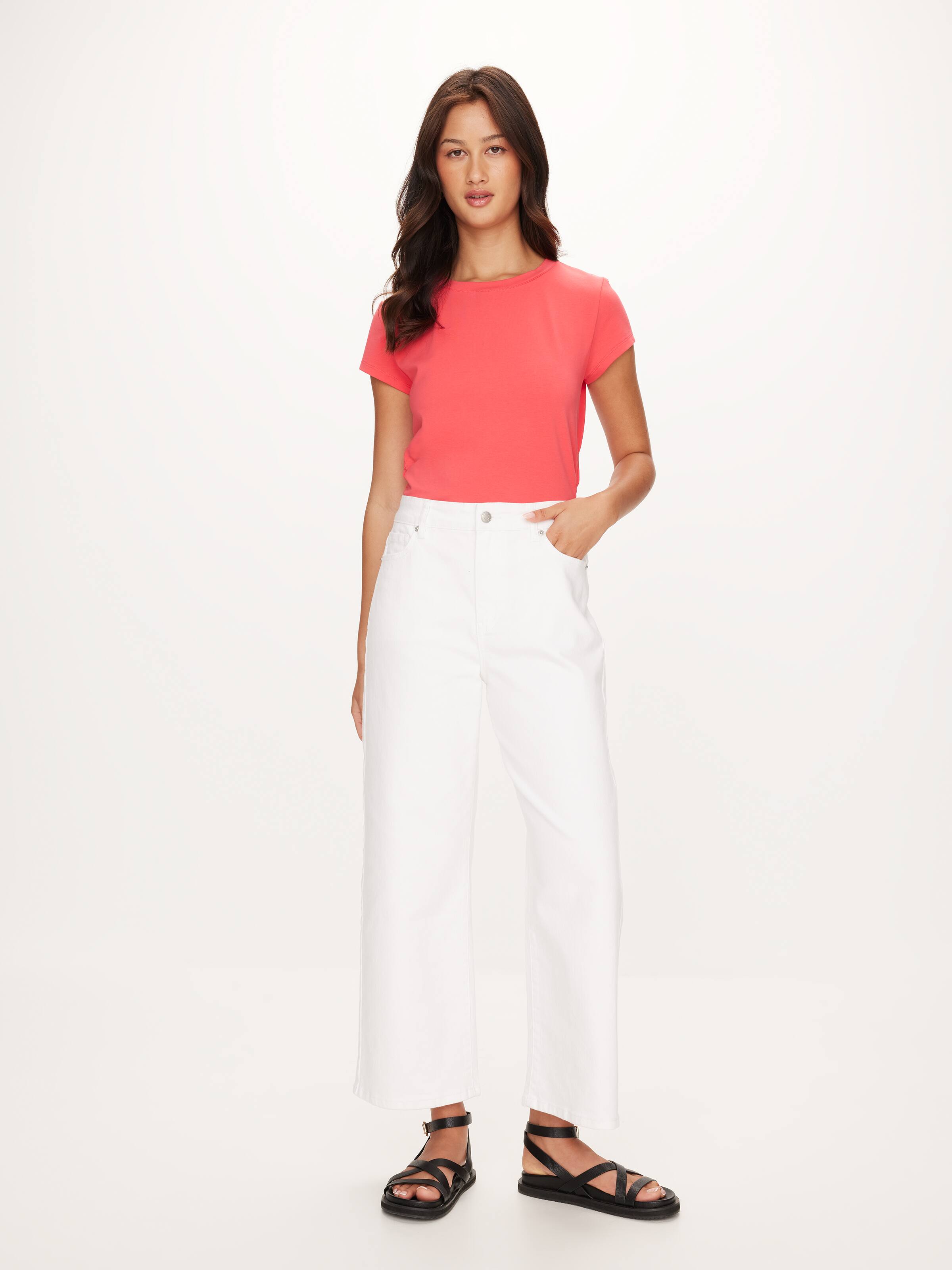 Crop Rouched Tee