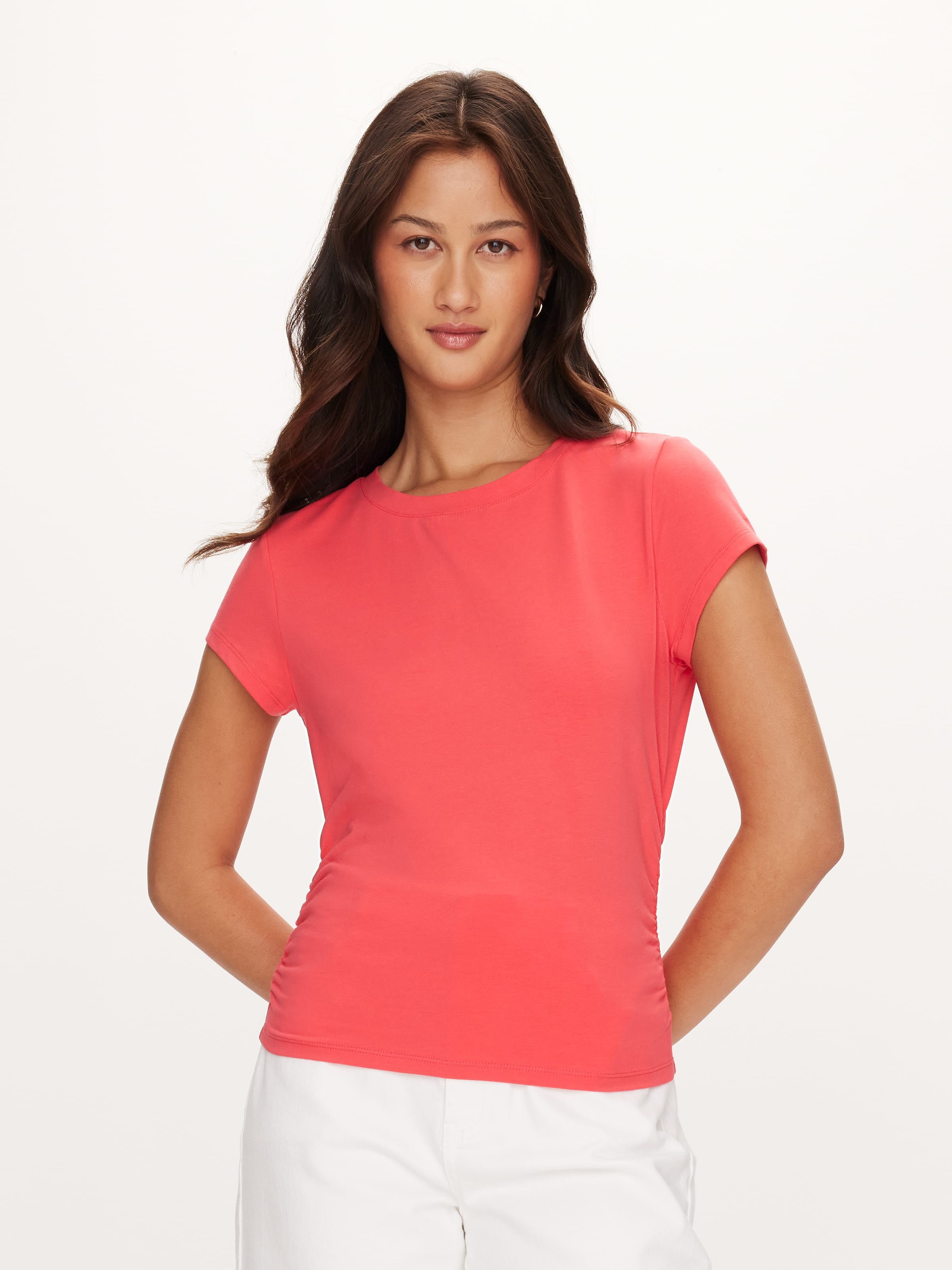 Crop Rouched Tee