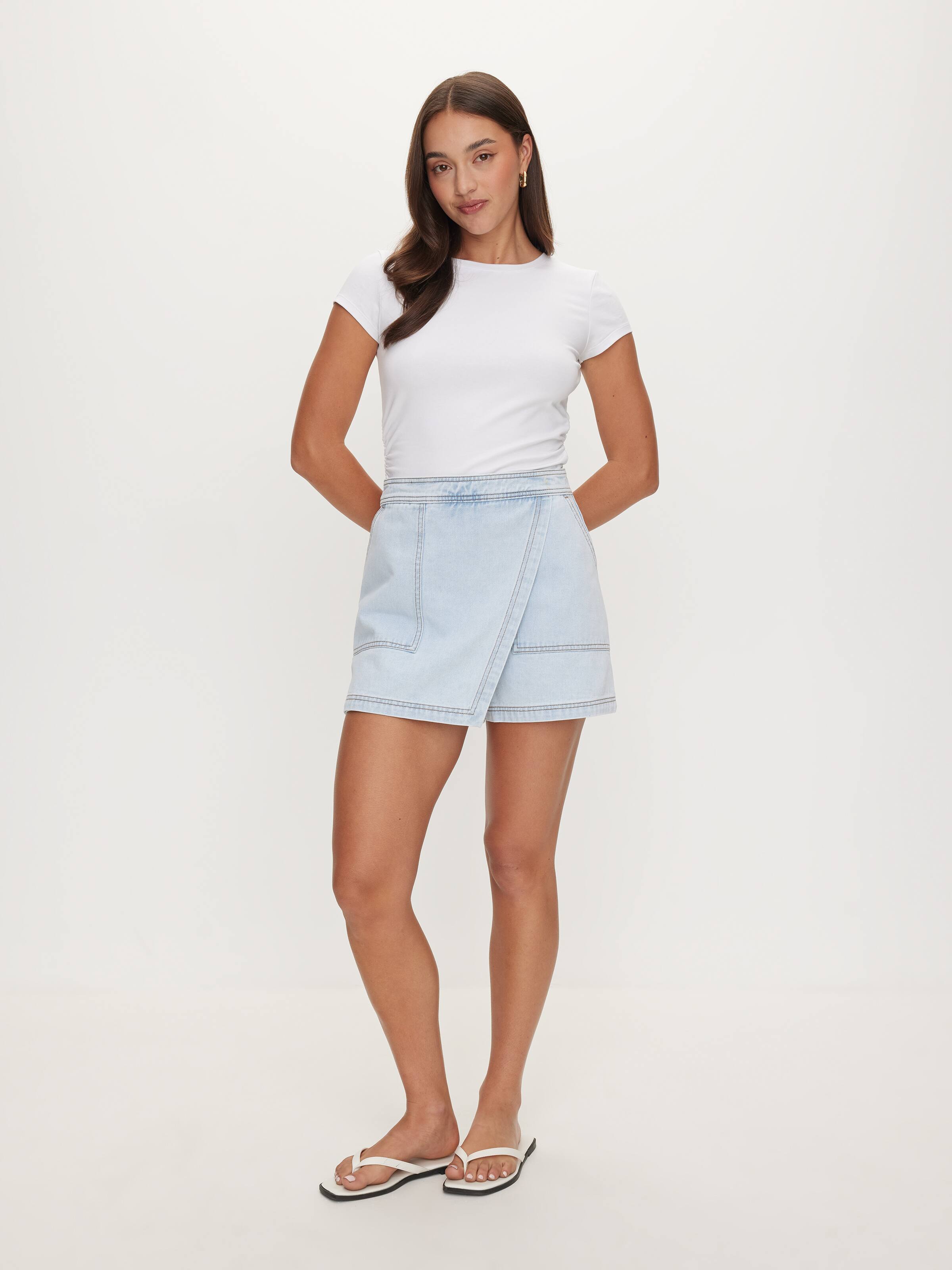 Crop Rouched Tee