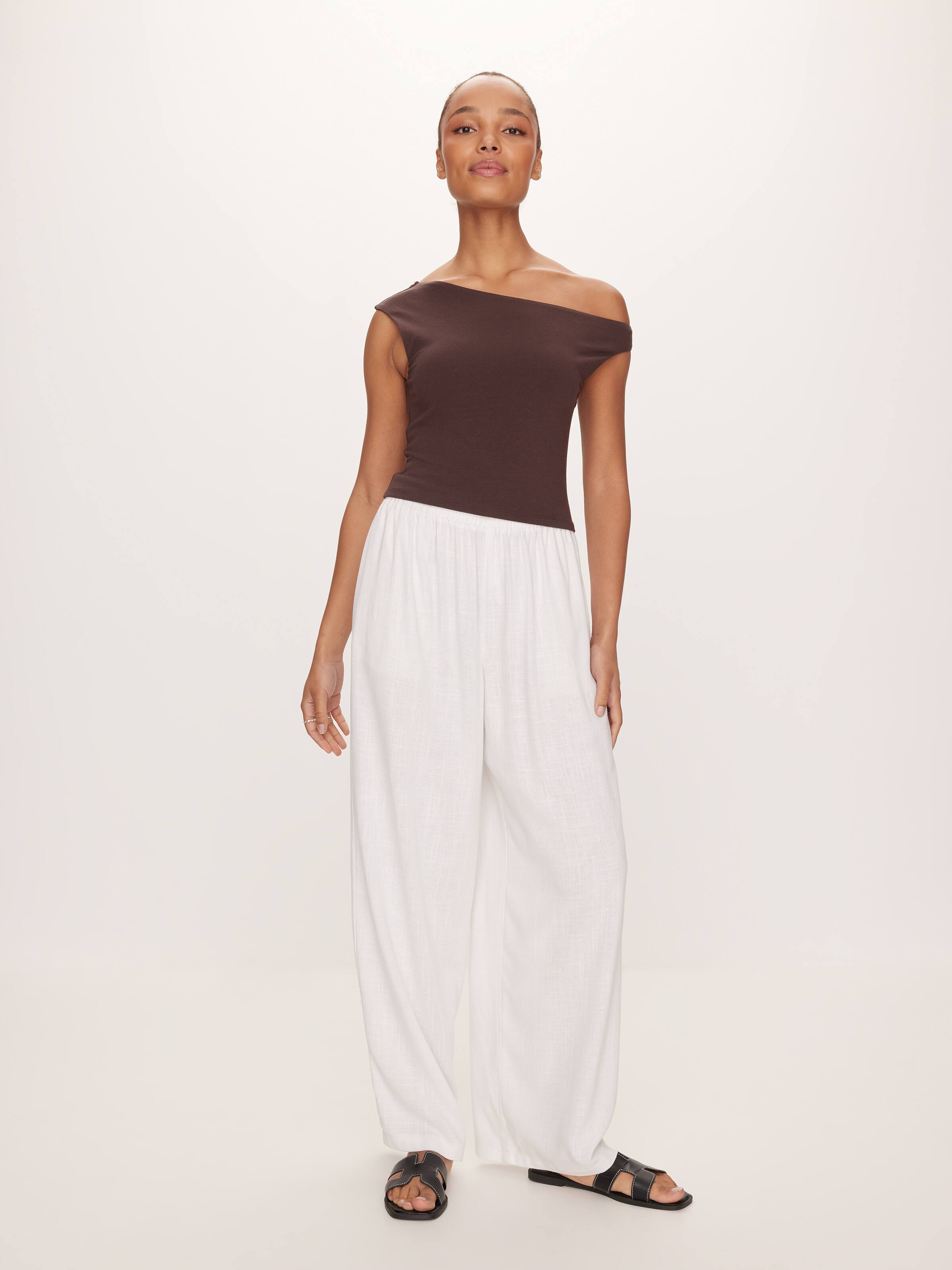 Off Shoulder V-Neck Top