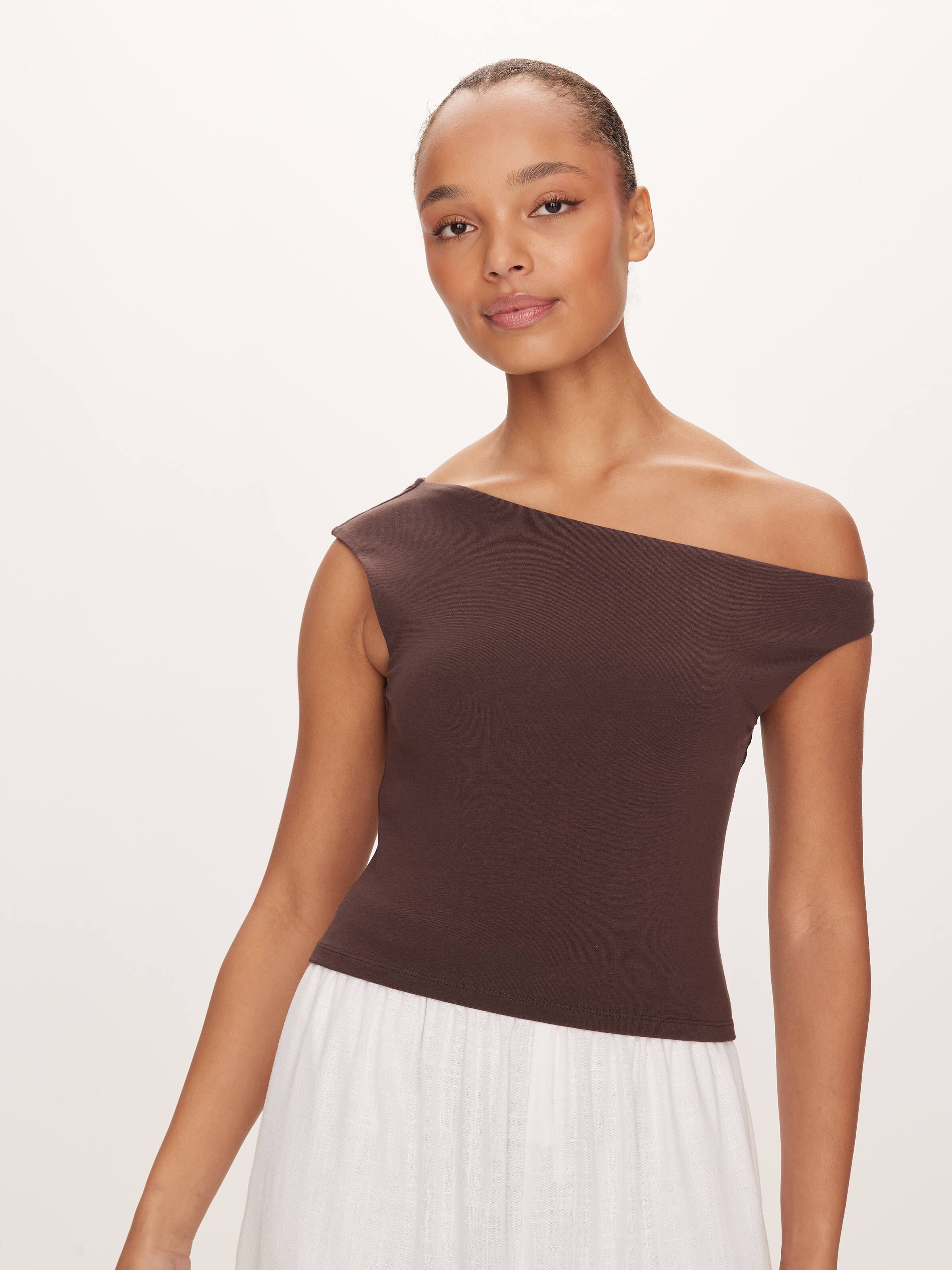 Off Shoulder V-Neck Top