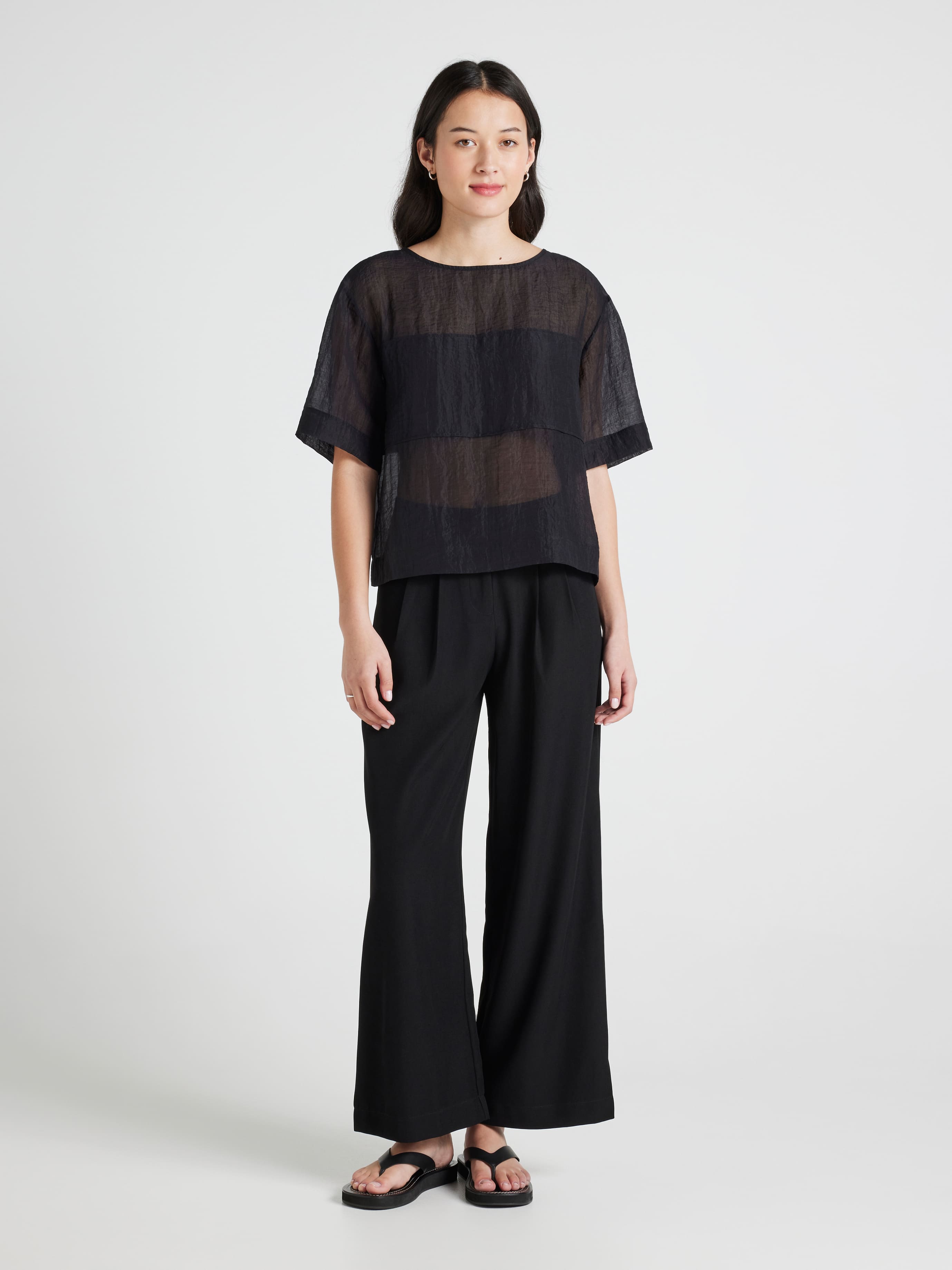 Scarlet Sheer Top