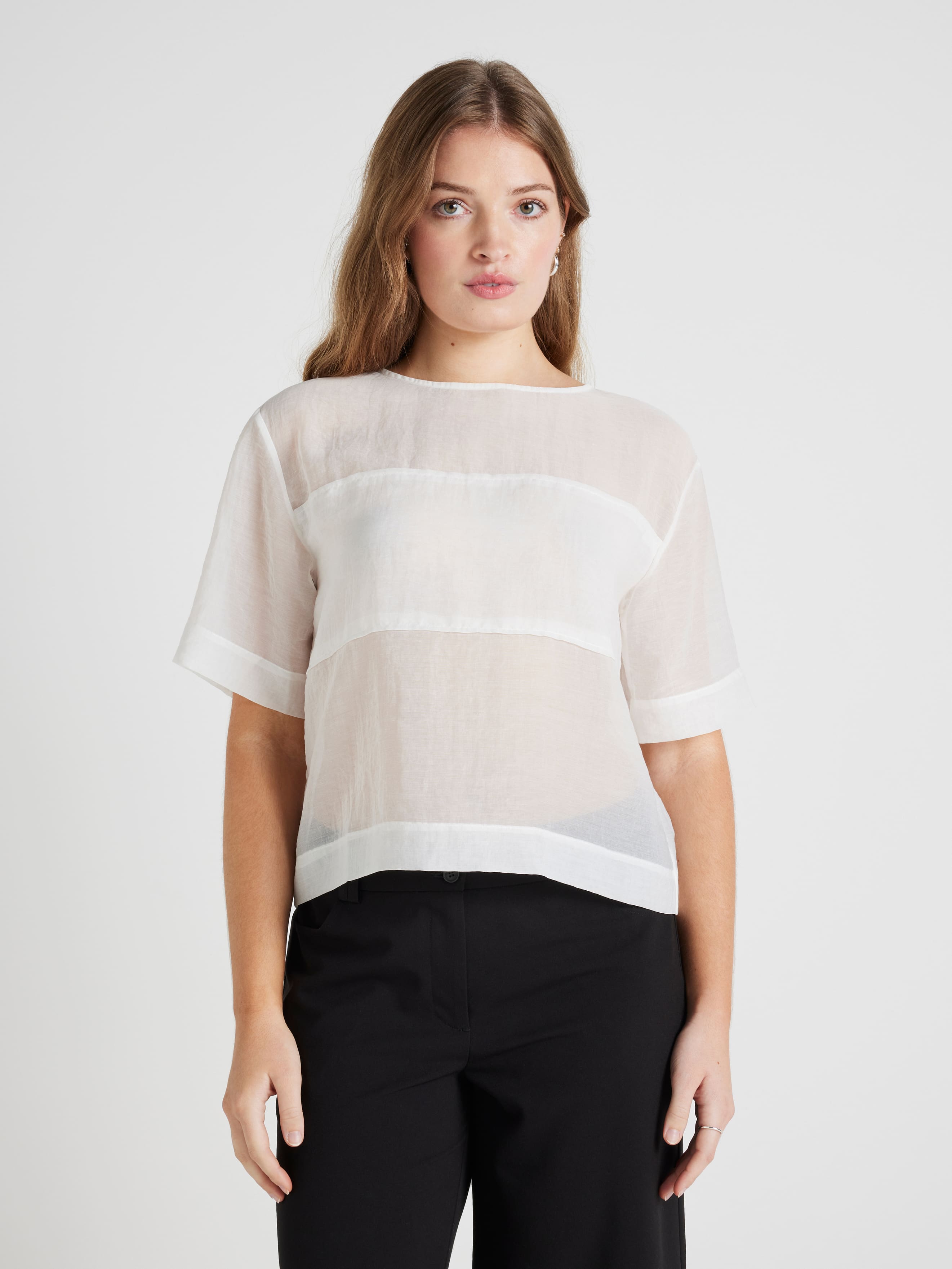Scarlet Sheer Top