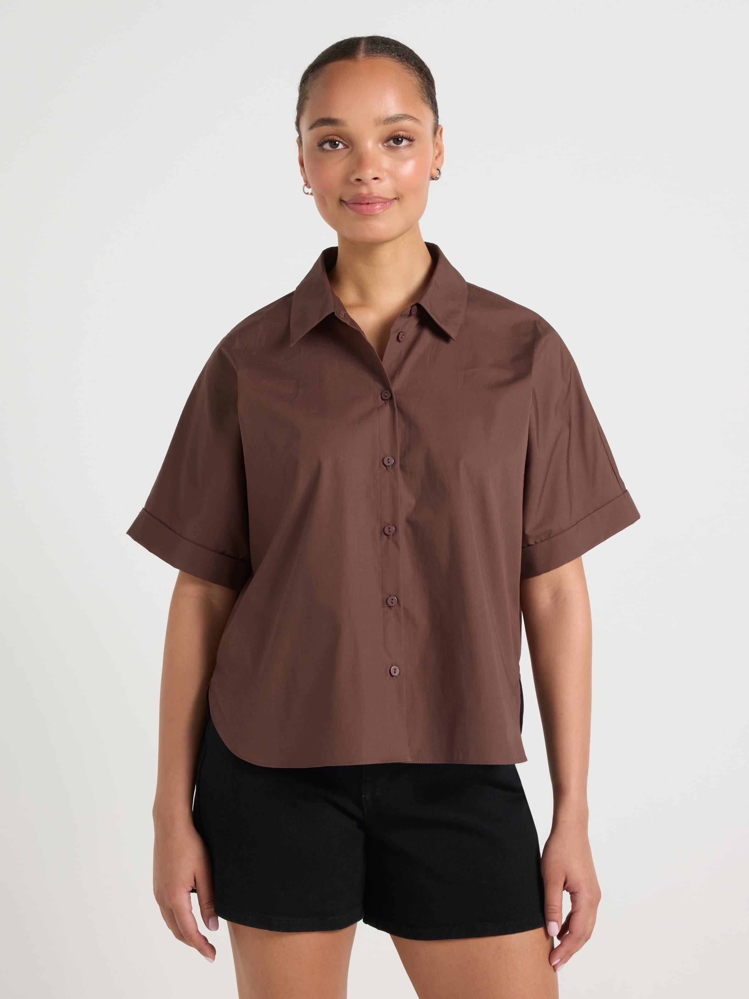 Celine Short Sleeve Cotton Shirt
