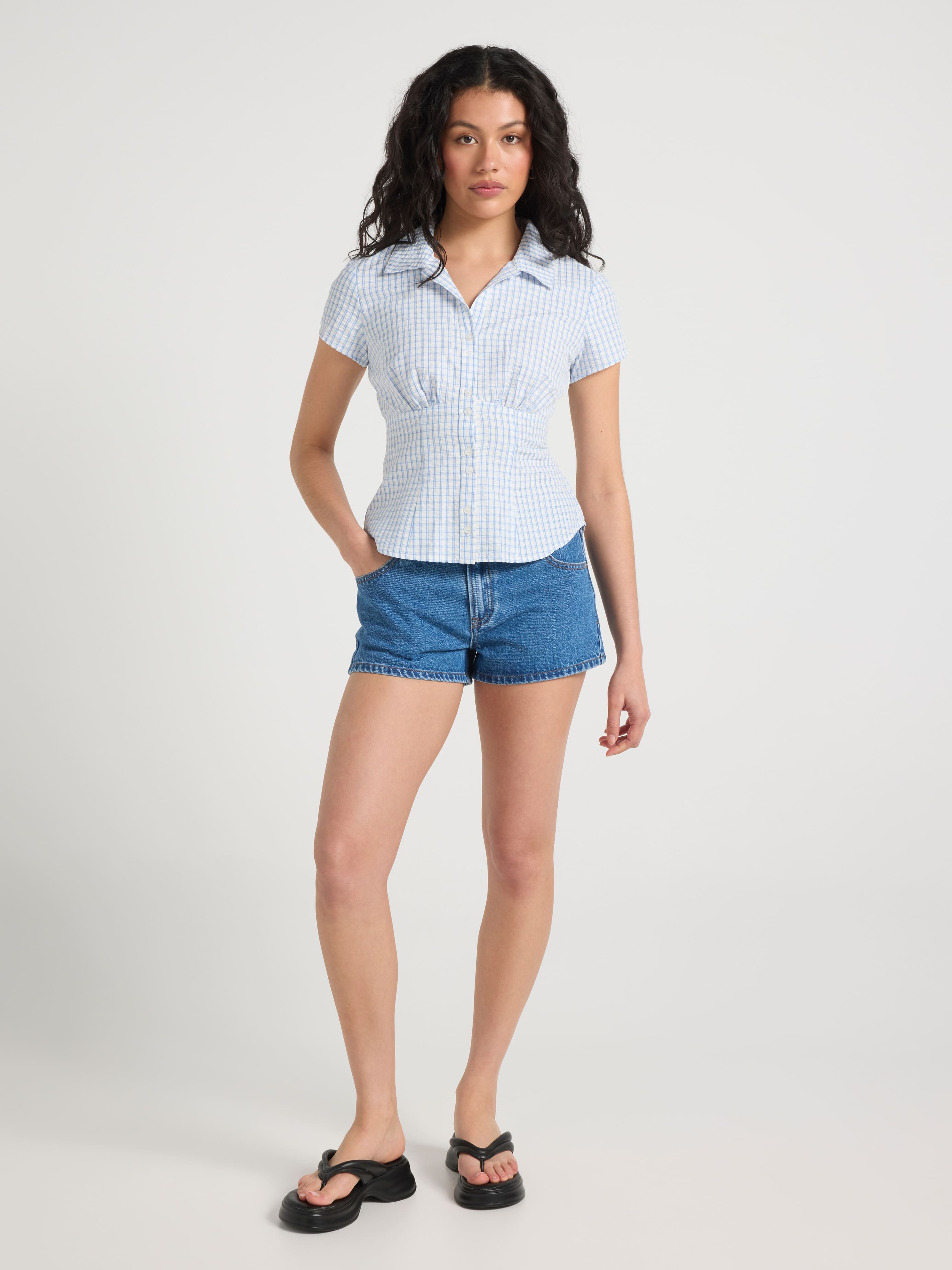 Faye Button Thru Short Sleeve Shirt