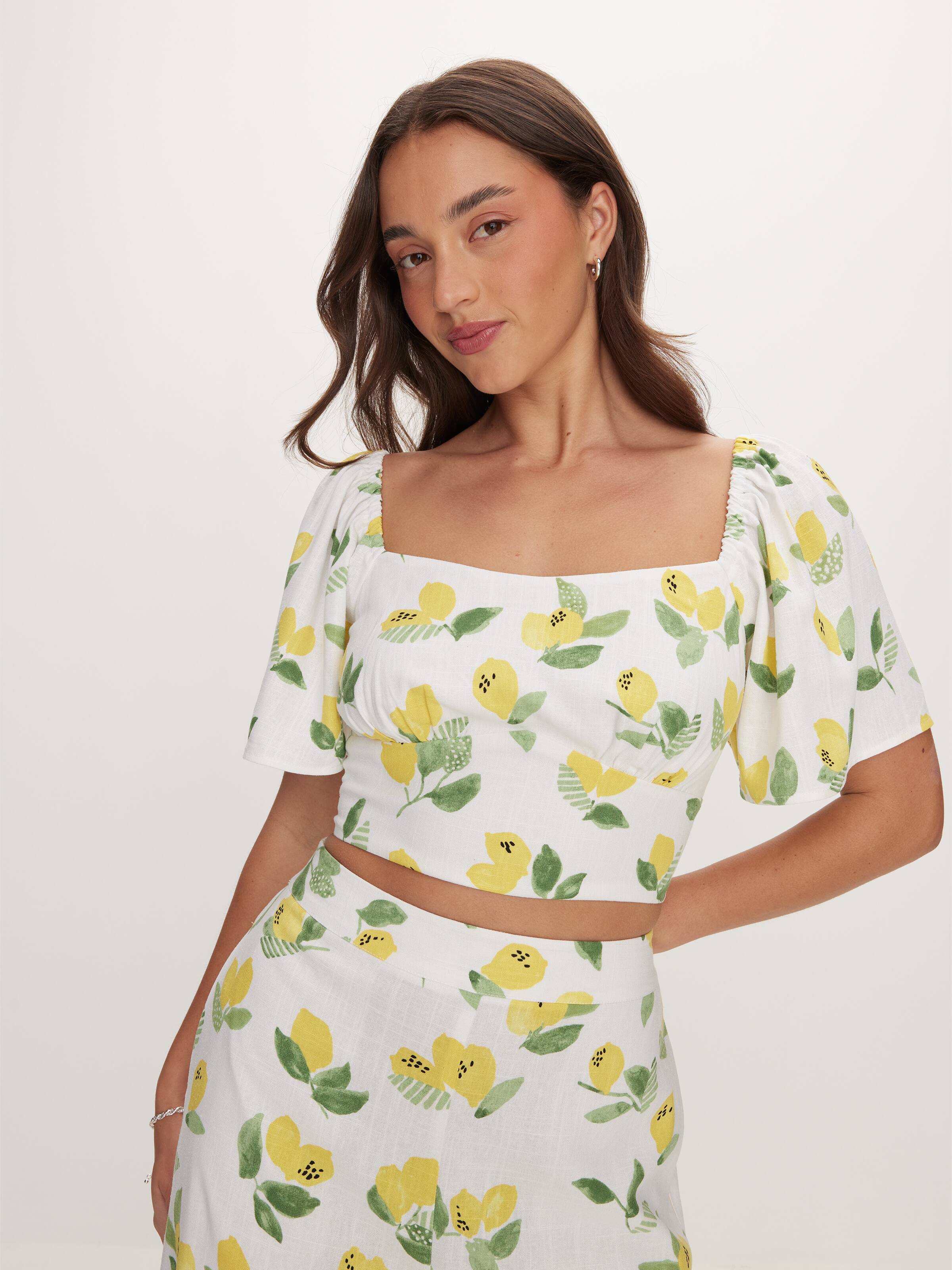 Rhea Flutter Top
