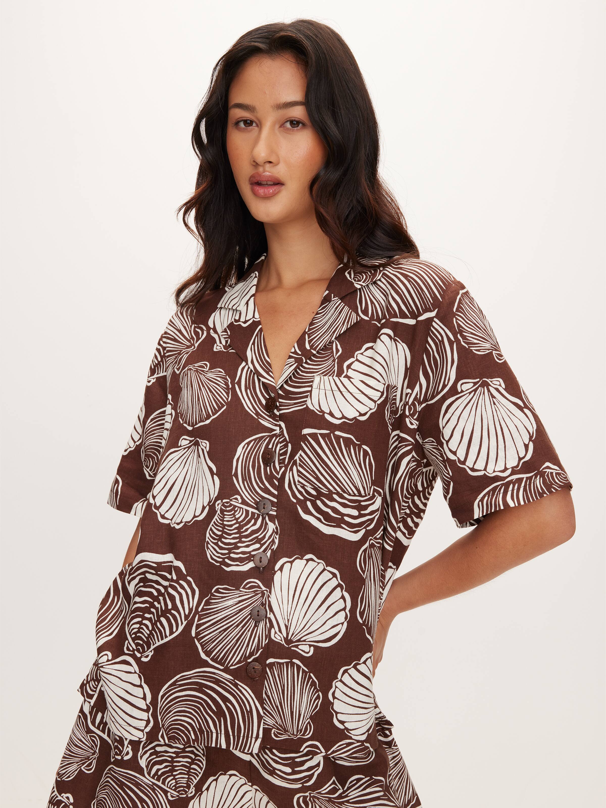 Raven Linen Blend Shirt