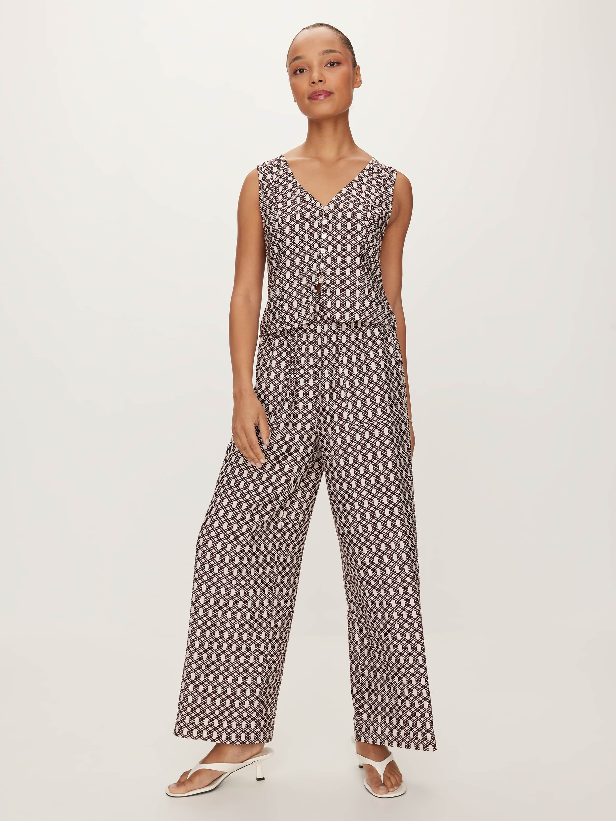 Louise Button Through Top