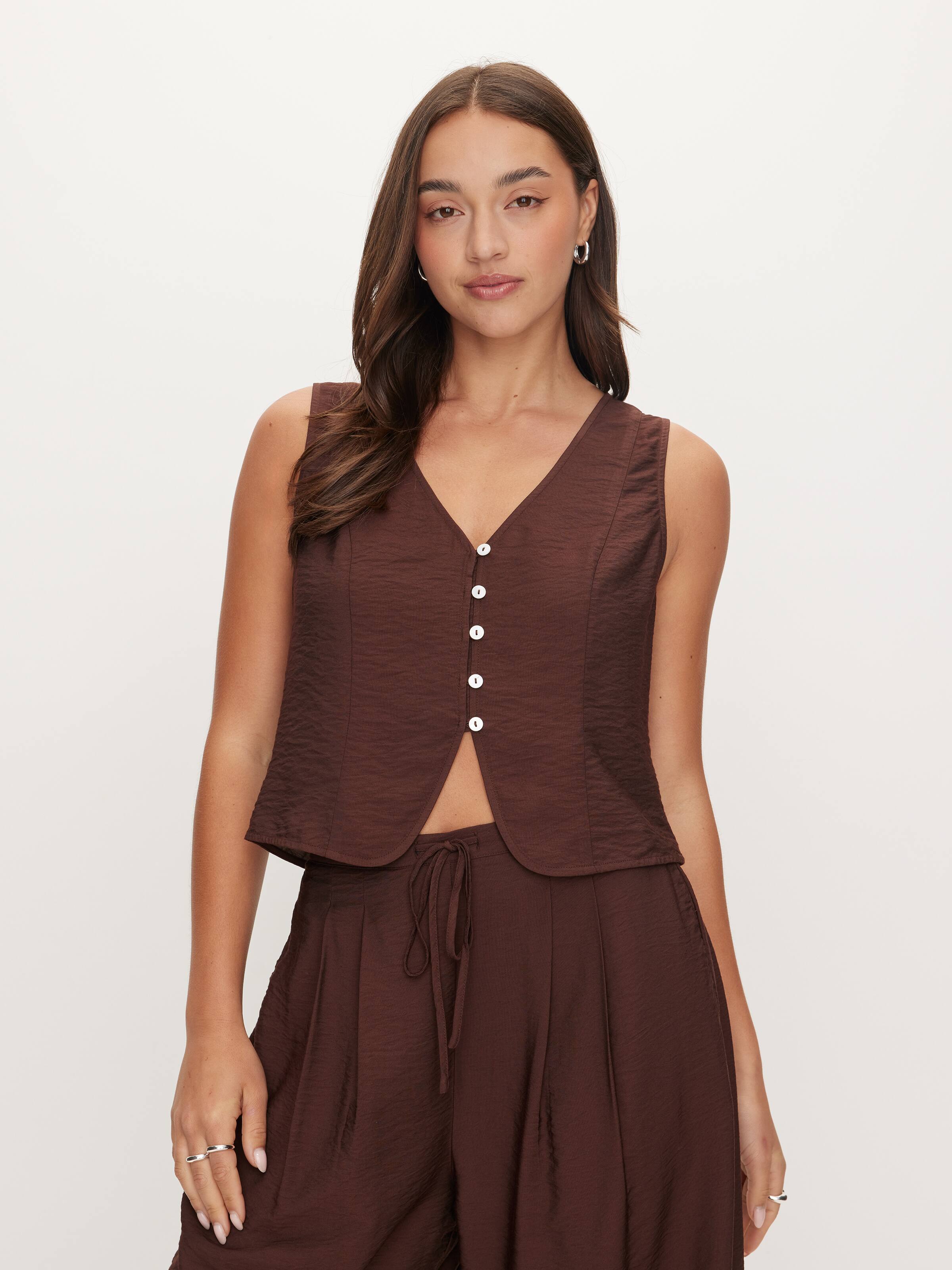 Louise Button Through Top