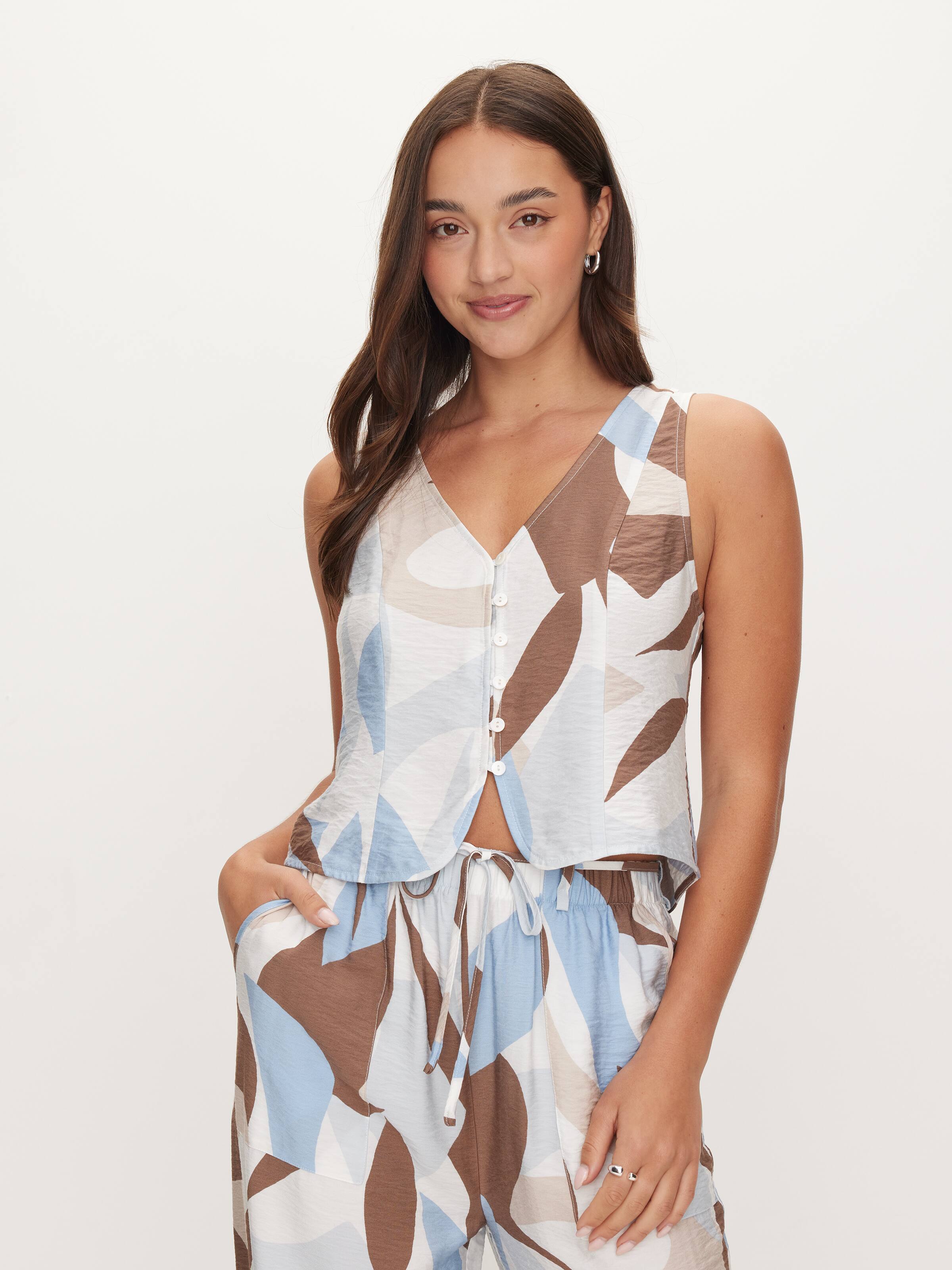 Louise Button Through Top
