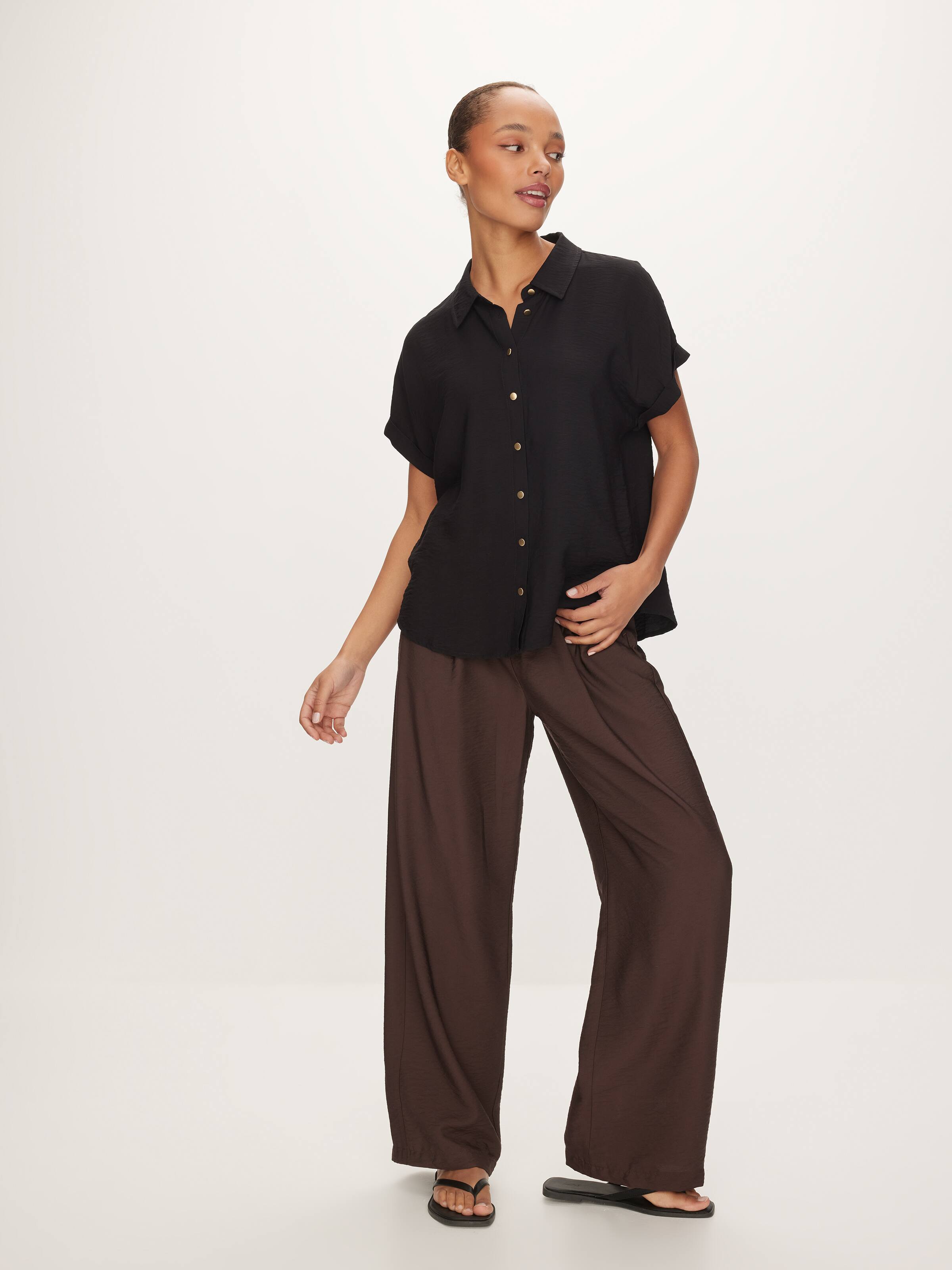 Ivana Short Sleeve Texture Shirt
