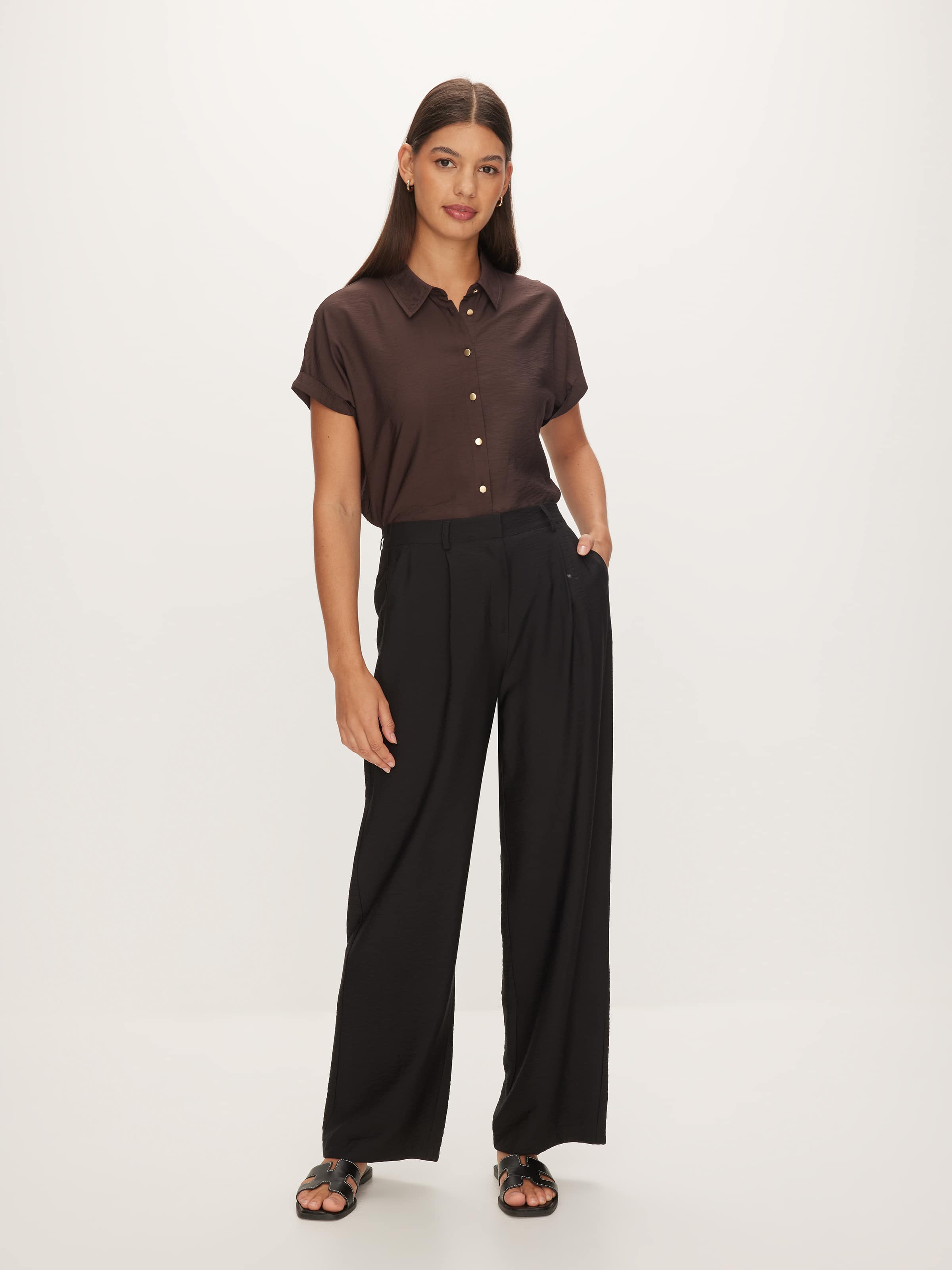 Ivana Short Sleeve Texture Shirt