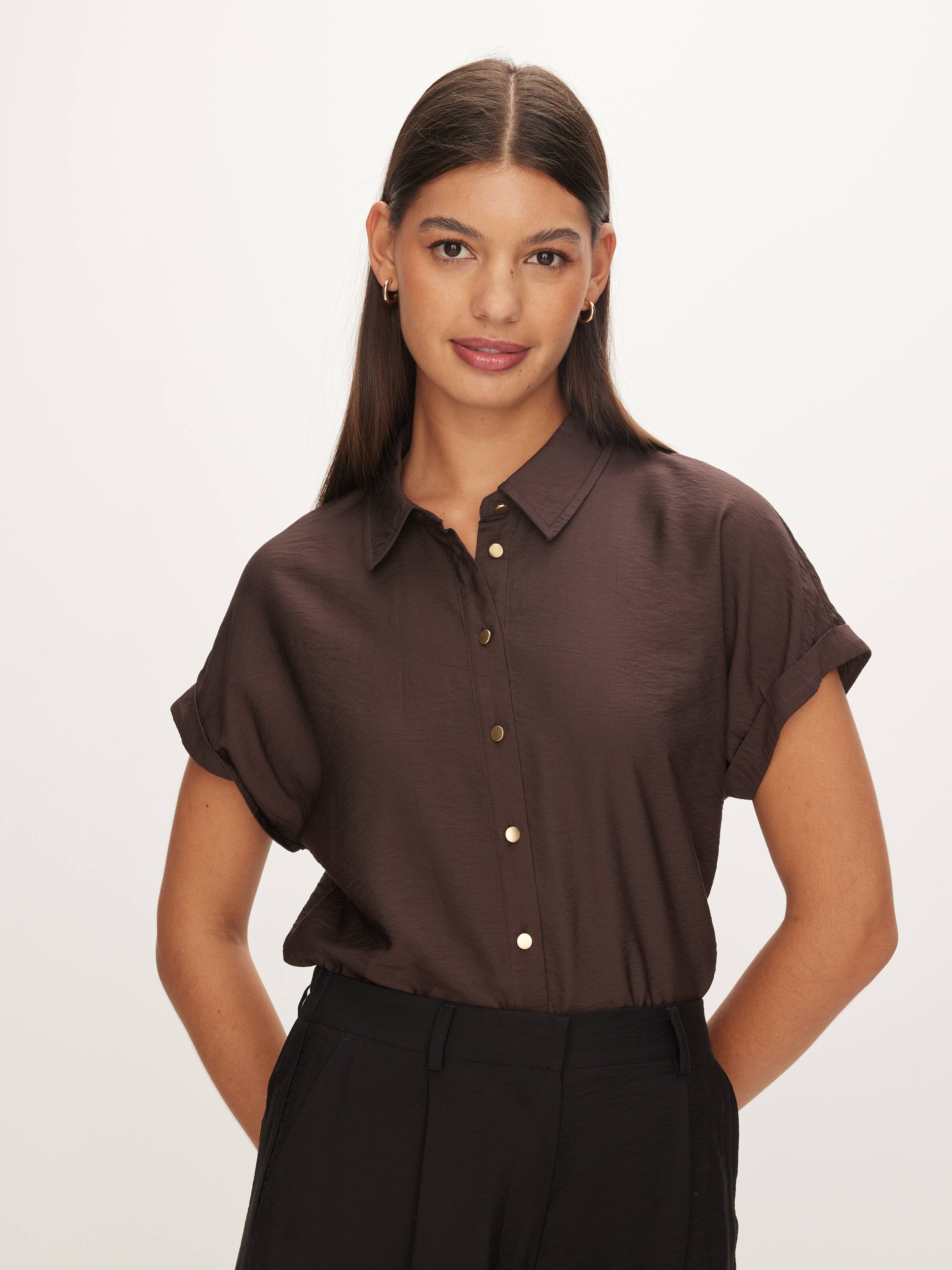 Ivana Short Sleeve Texture Shirt