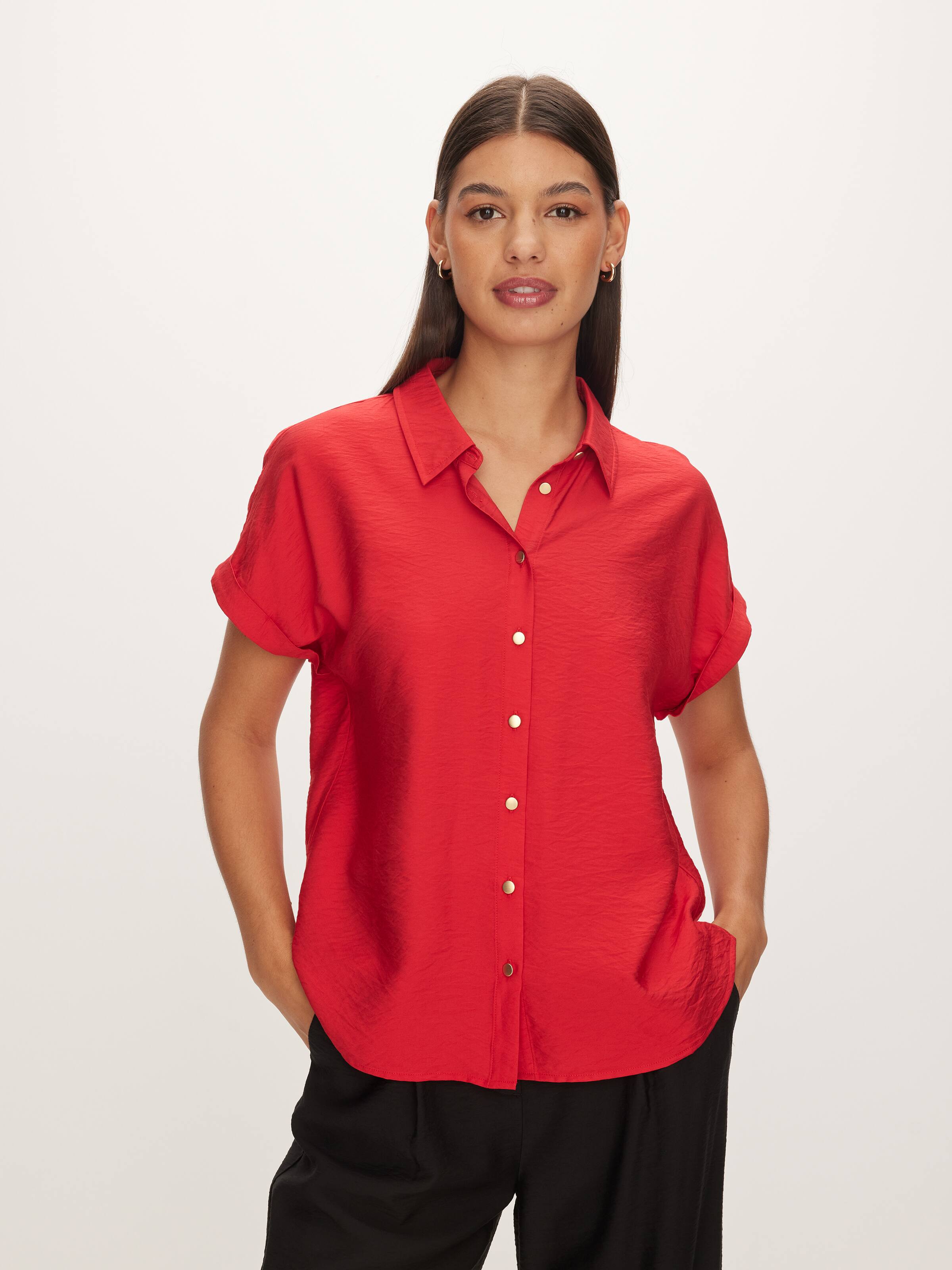 Ivana Short Sleeve Texture Shirt