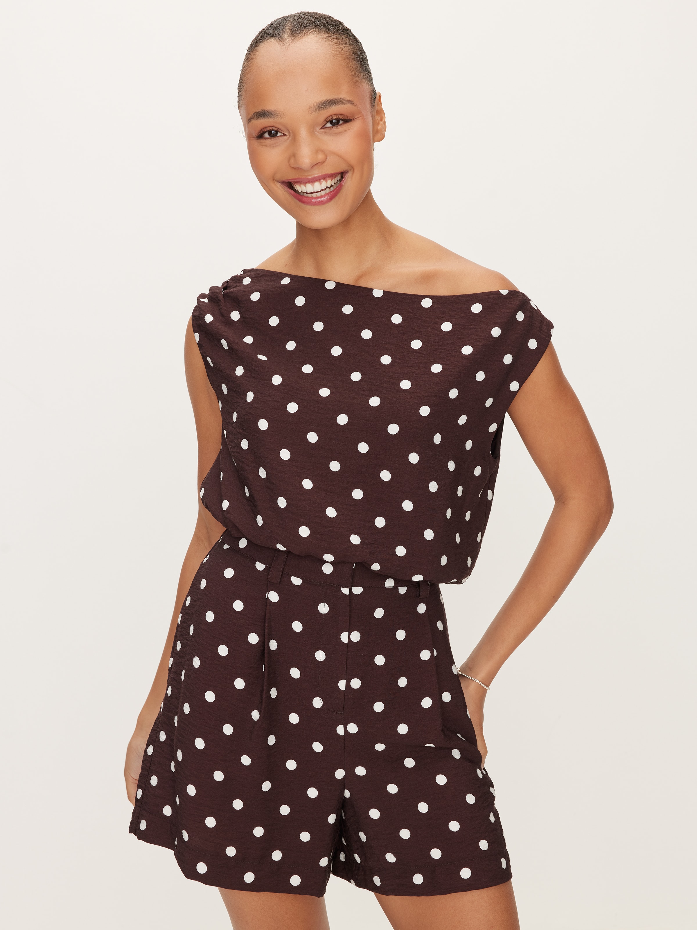 Hila Asymmetric Textured Top