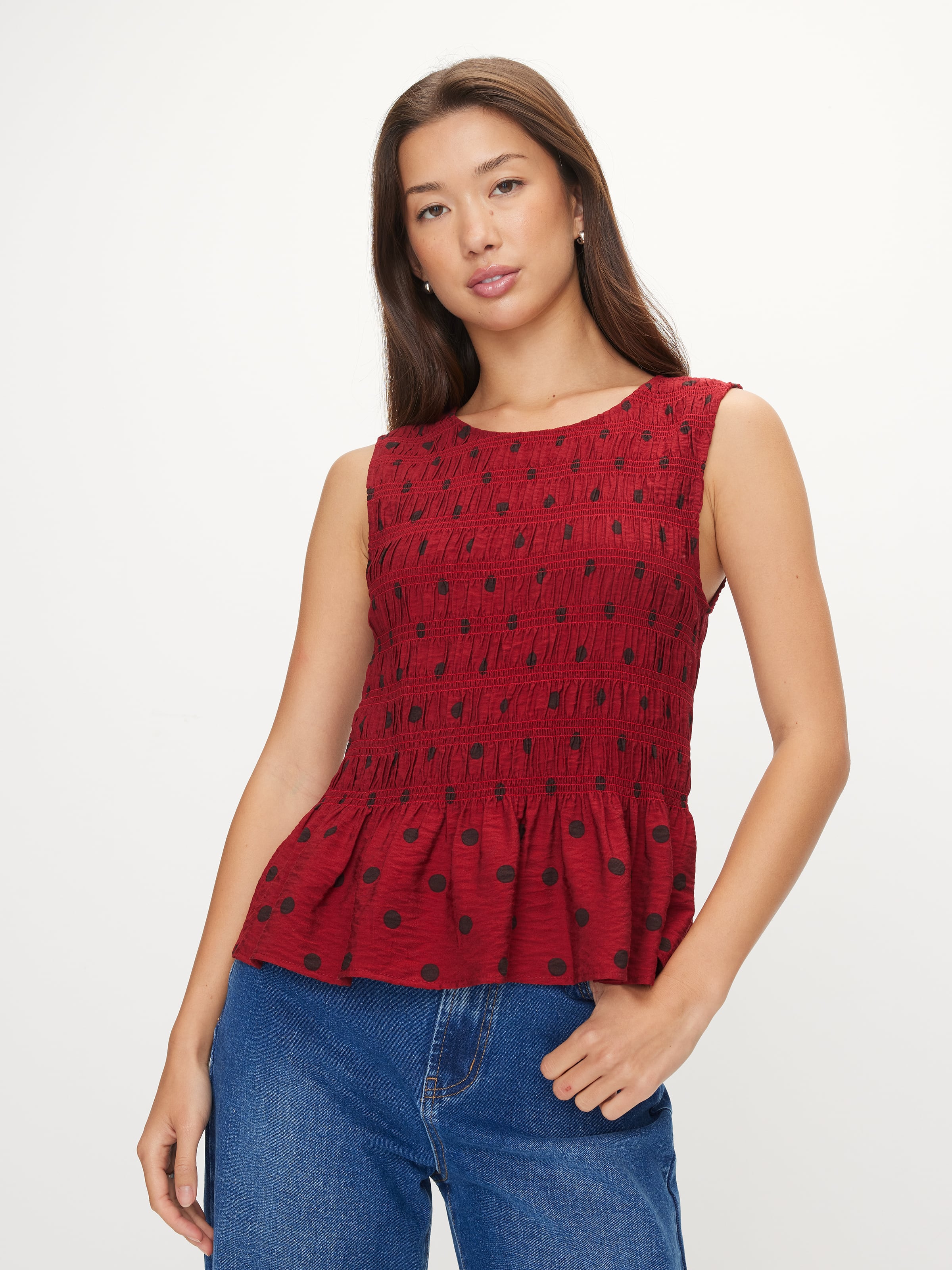 Amy Shirred Blouse