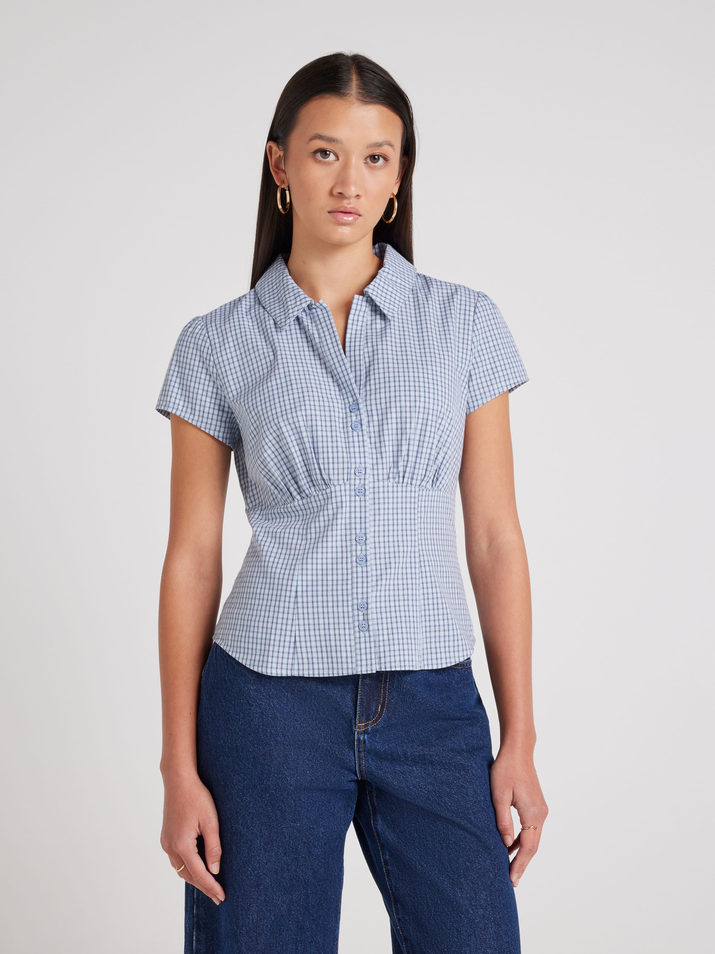 Faye Button Through Short Sleeve Shirt
