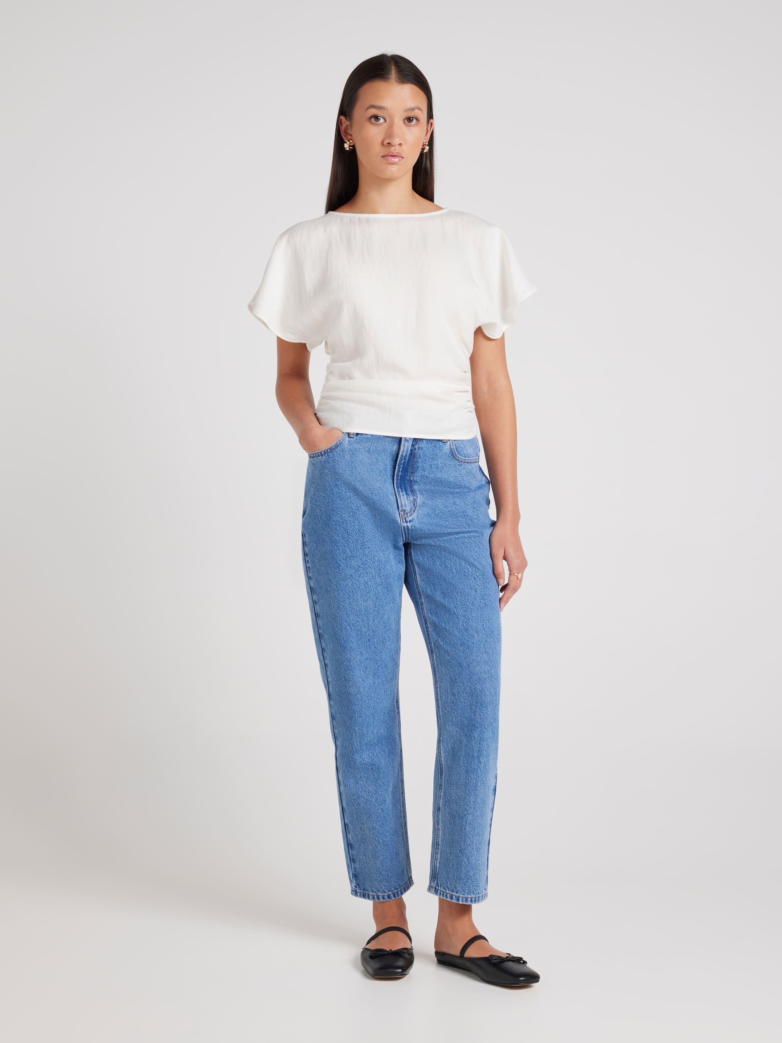 Fleur Flutter Sleeve Top
