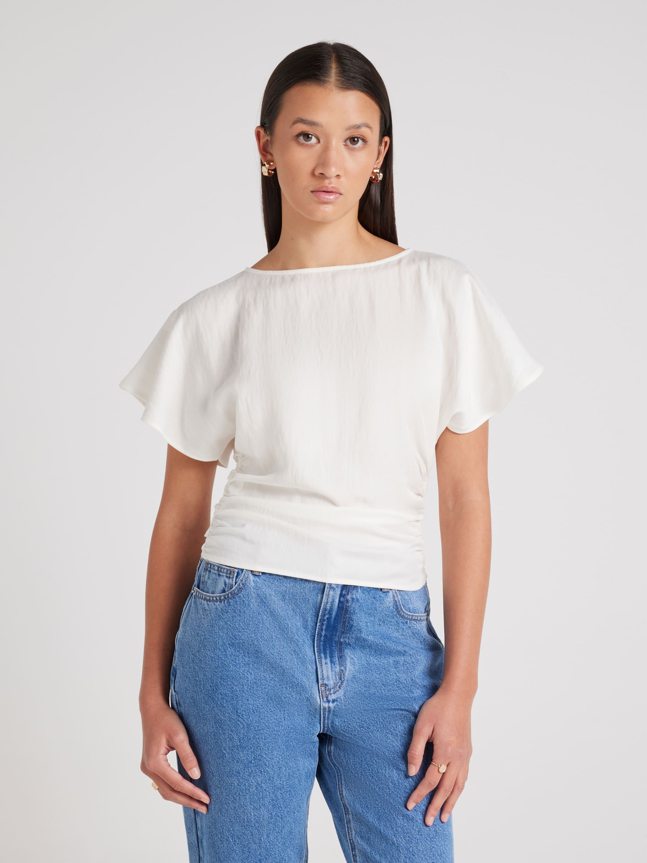 Fleur Flutter Sleeve Top