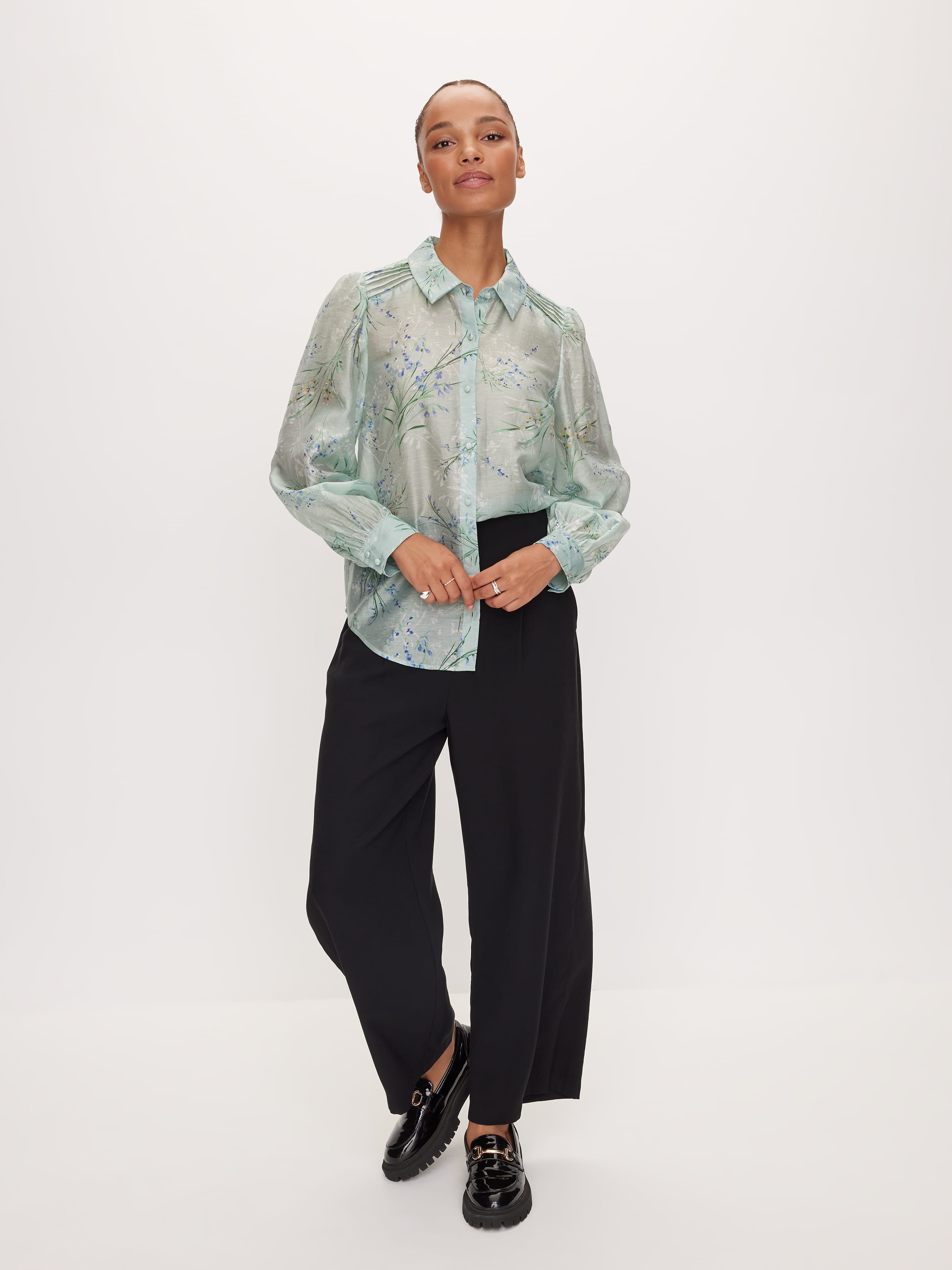 Hani Sheer Printed Shirt