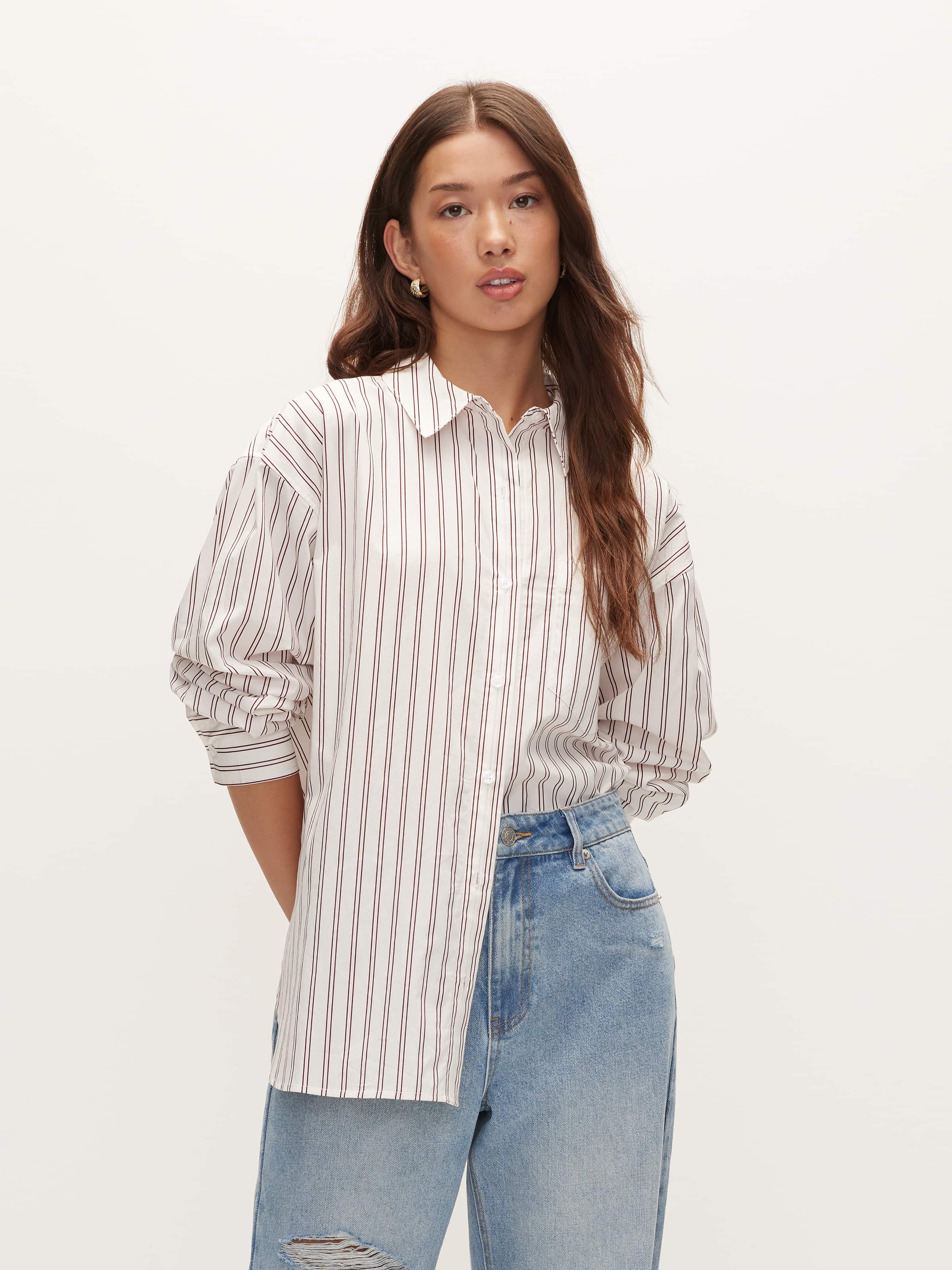 Luna Cotton Stripe Shirt