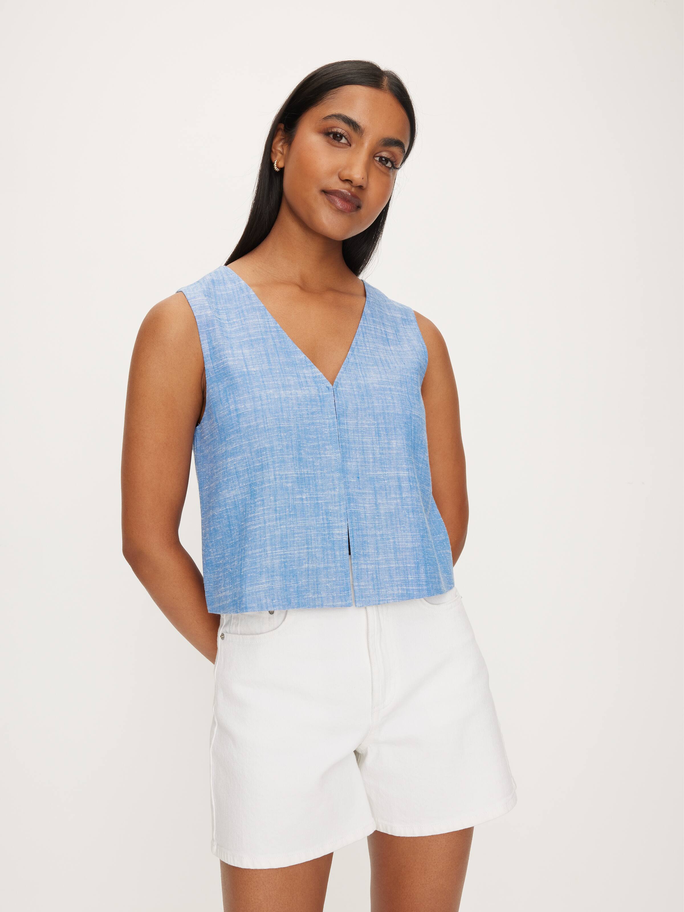 Emmie V Neck Top