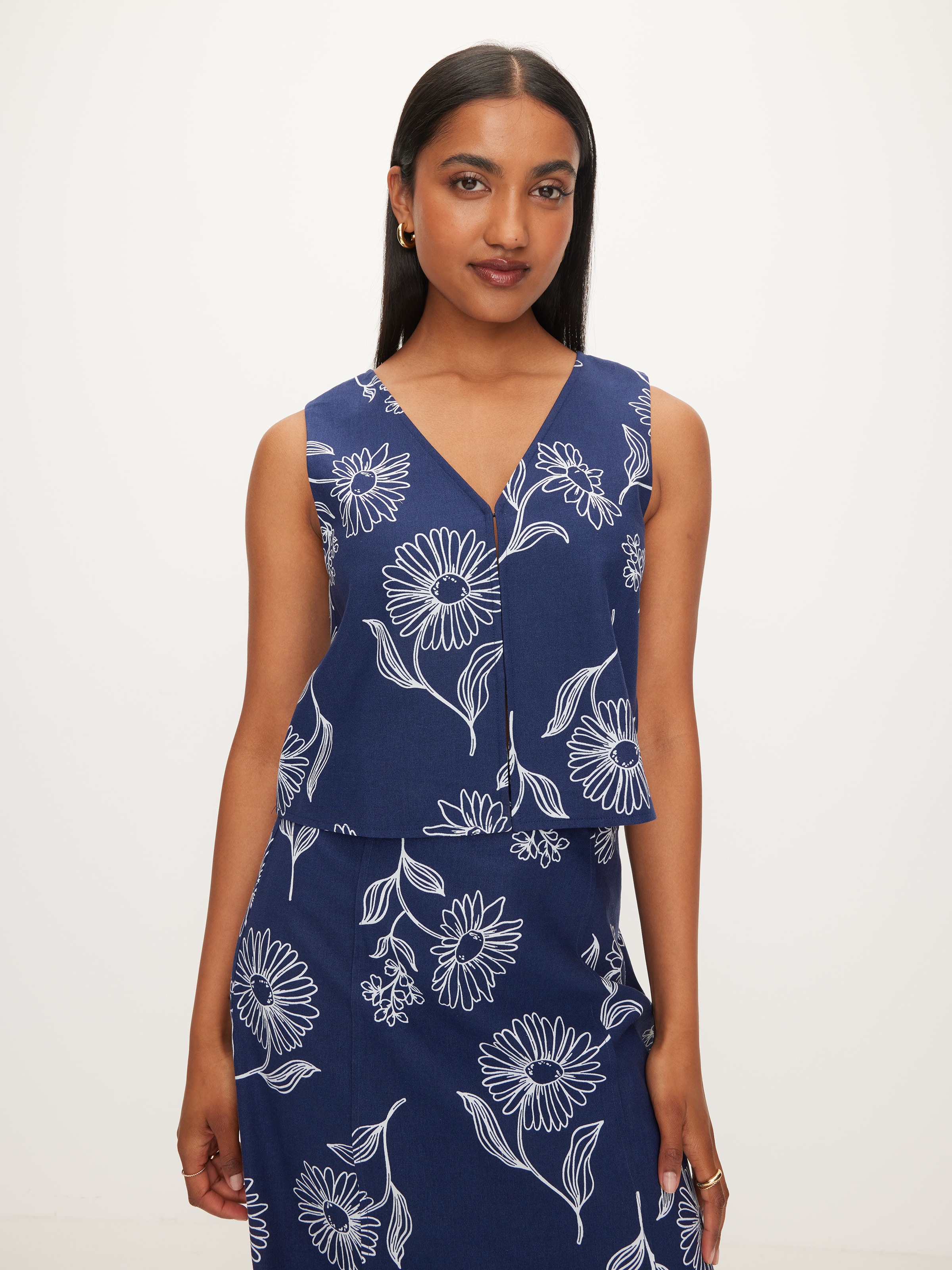 Emmie V Neck Top