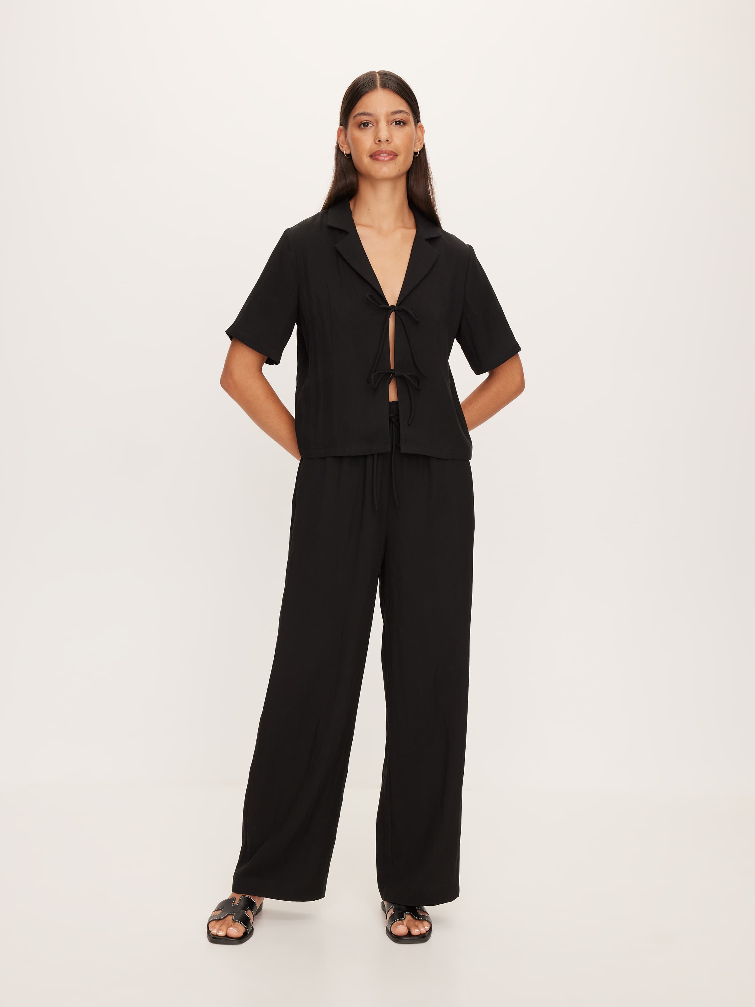 Holly Tie Front Top