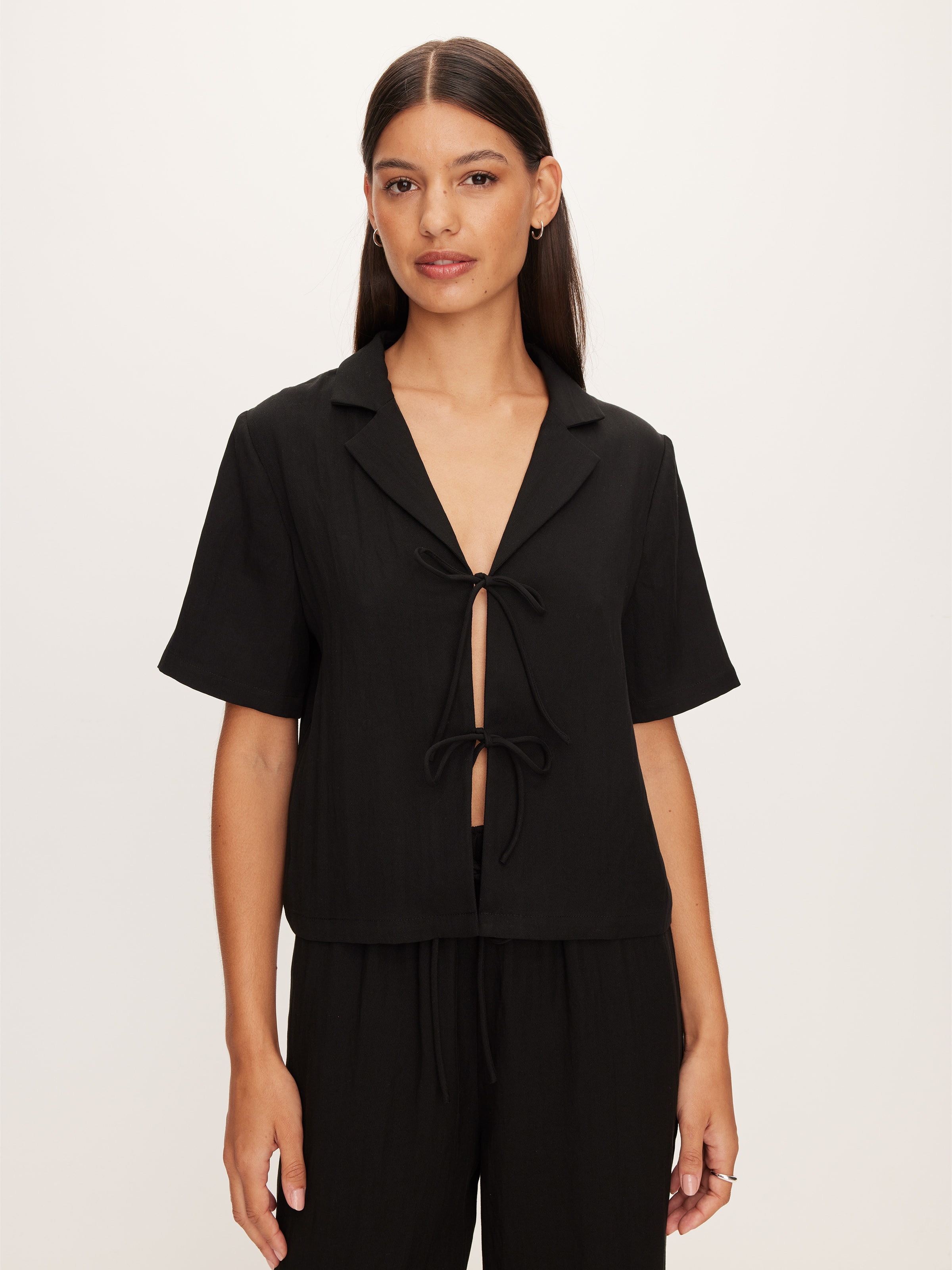 Holly Tie Front Top