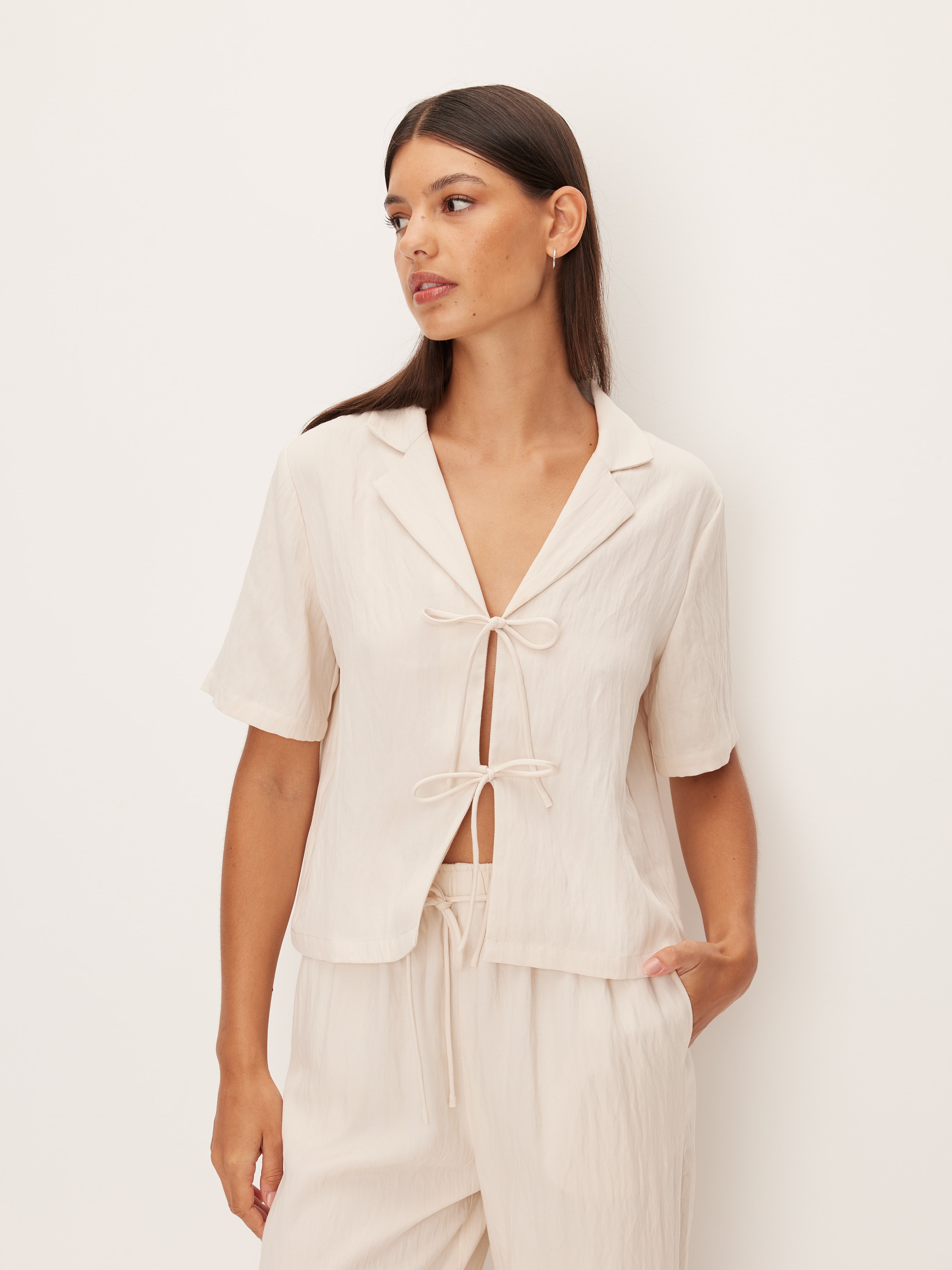 Holly Tie Front Top