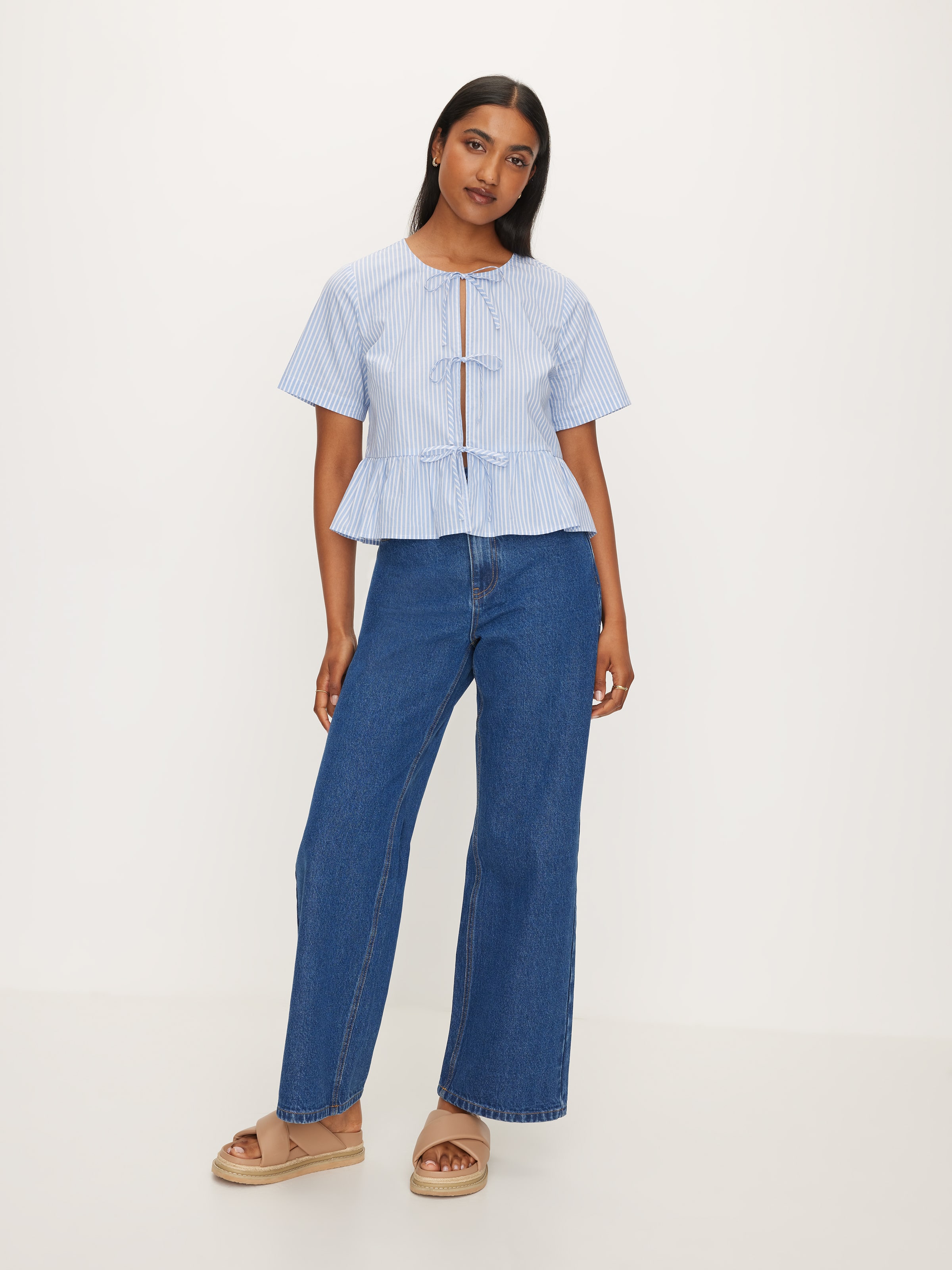 Myla Tie Front Top