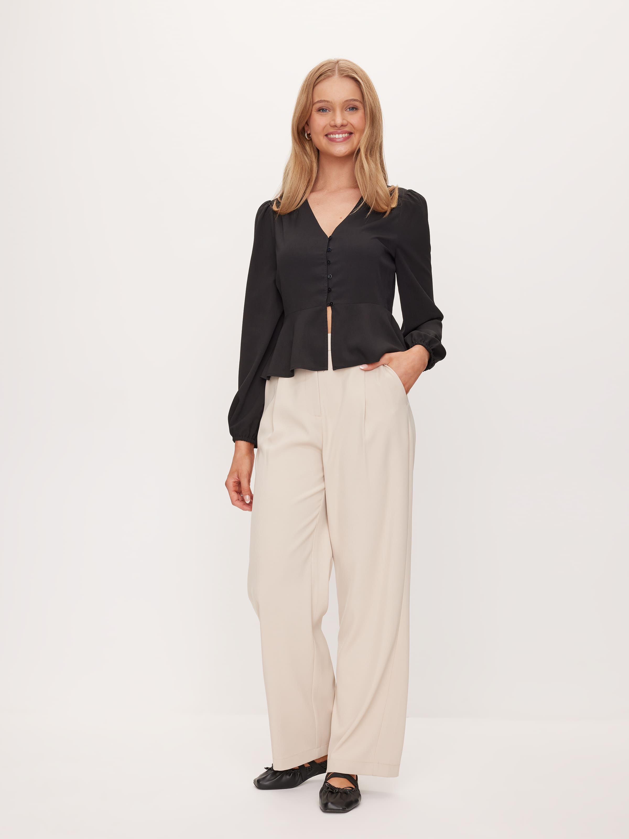 Lu Button Through Blouse