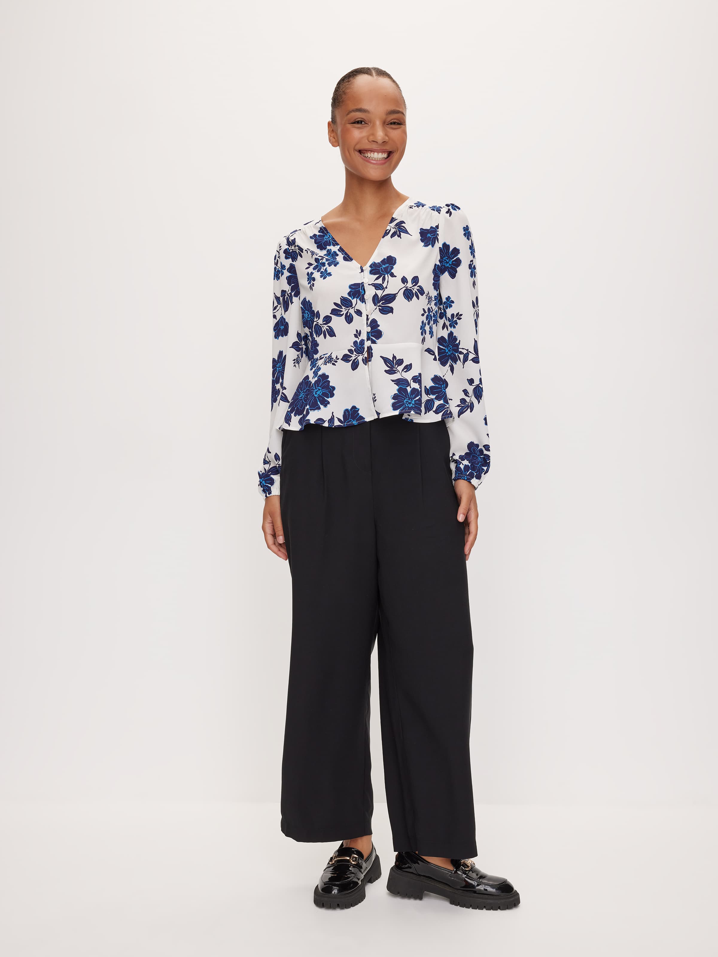 Lu Button Through Blouse