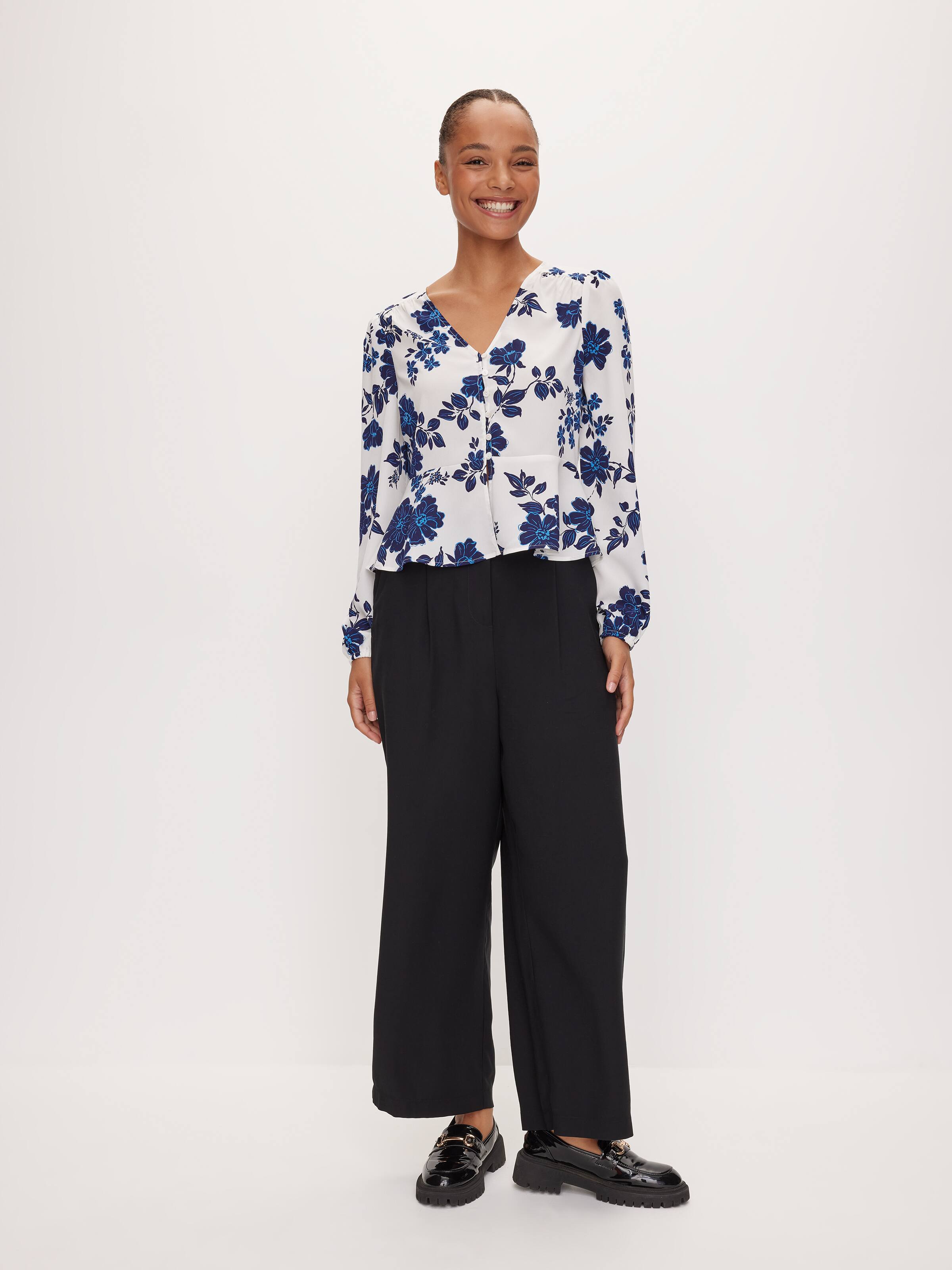 Lu Button Through Blouse